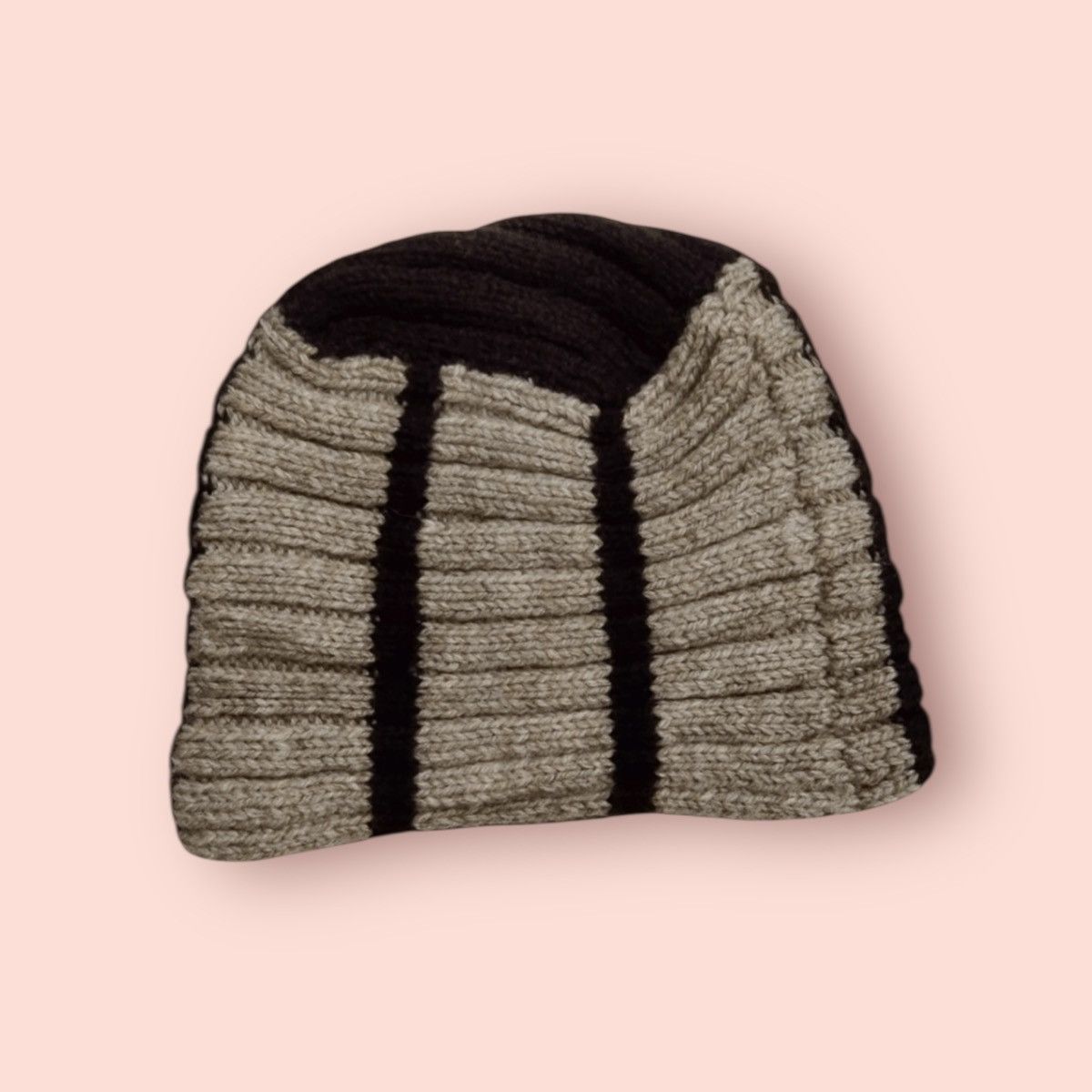 Japanese Brand VERSATILE ROLLED KNITTED WOOL BEANIE HAT Size ONE SIZE - 16 Thumbnail