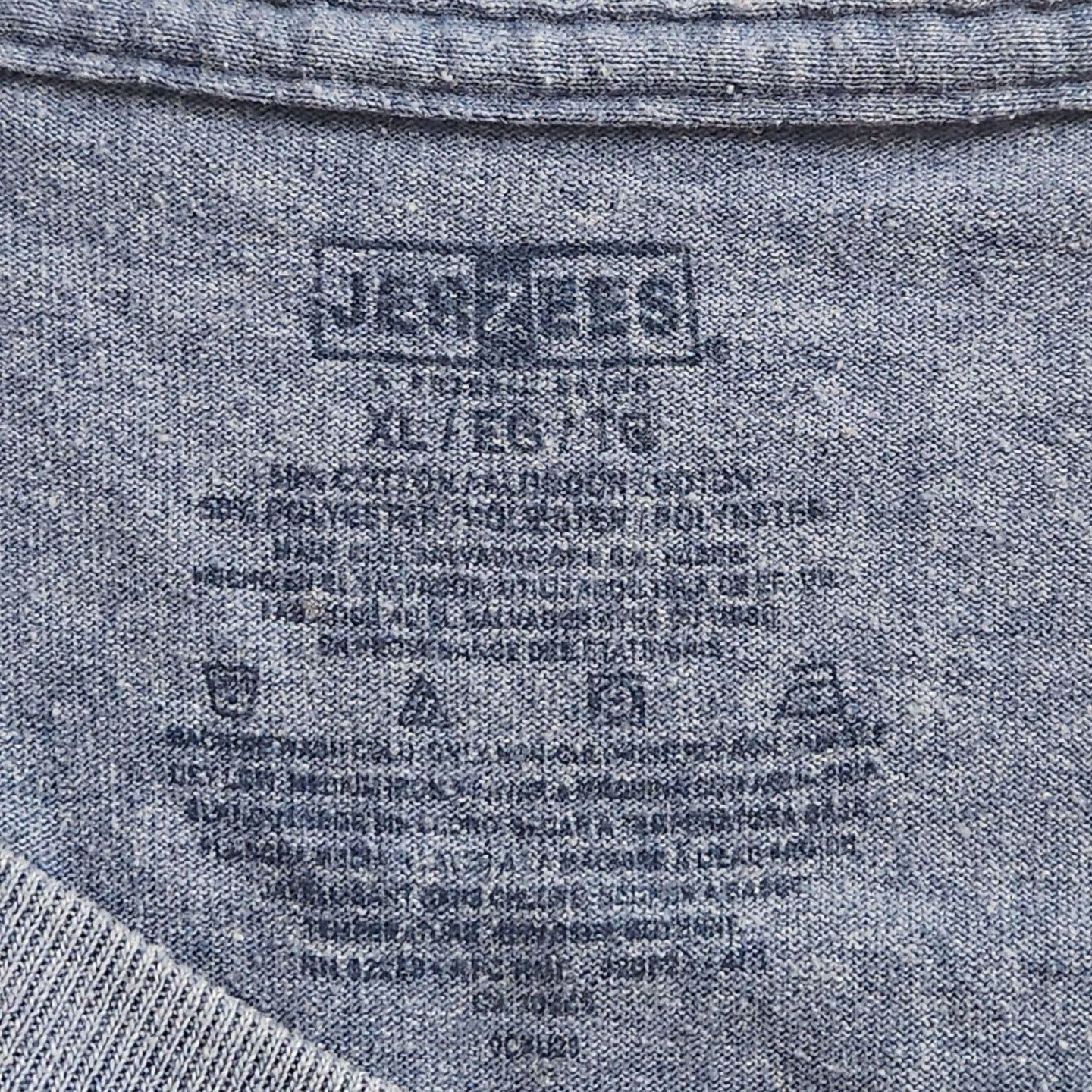 Jerzees Jerzees Blue Long Sleeve Crew Neck T Shirt XL Lightweight Size US XL / EU 56 / 4 - 4 Thumbnail