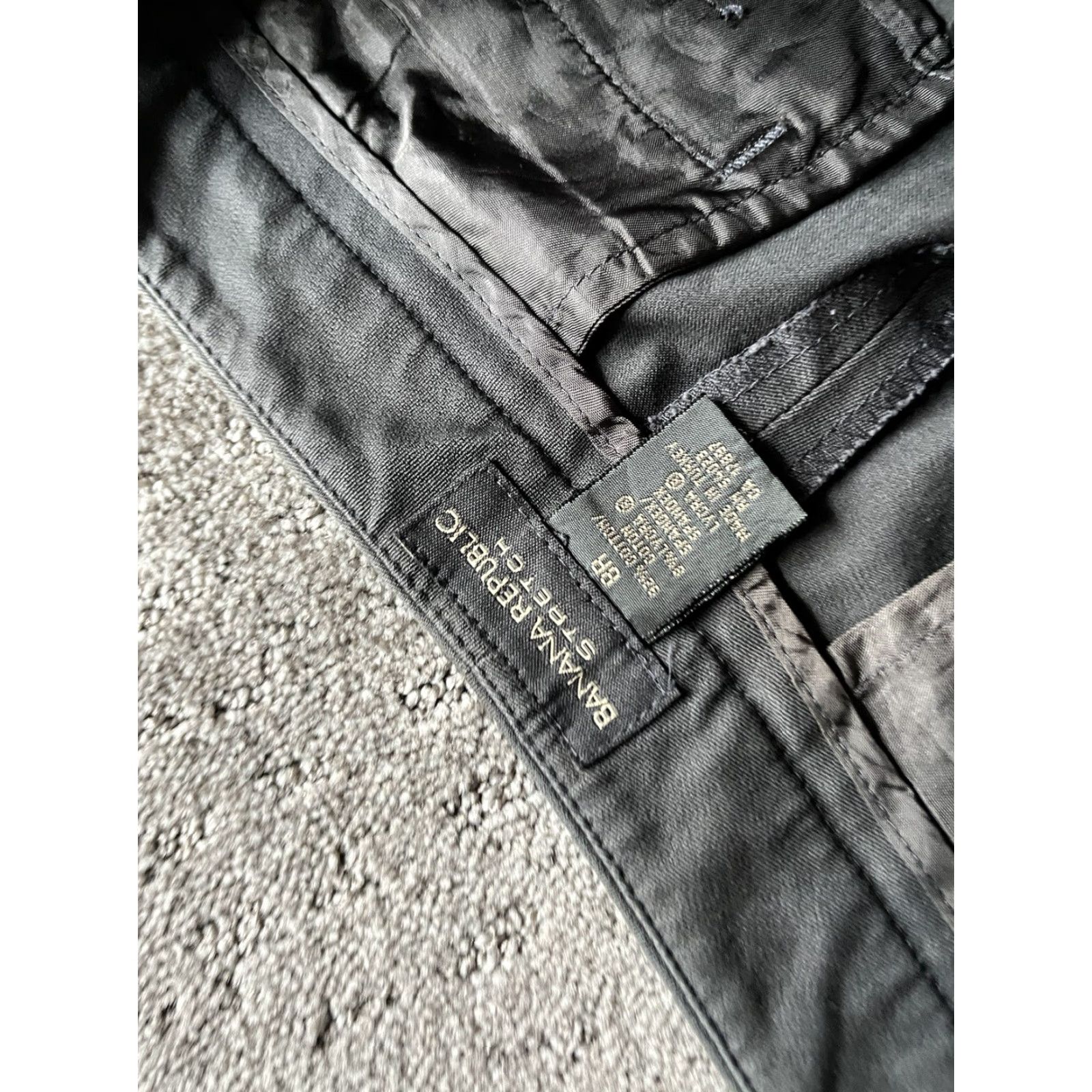 Banana Republic Banana Republic Store Women Gray Dress Pants 8R Stretch Solid Size 30" / US 8 / IT 44 - 5 Thumbnail