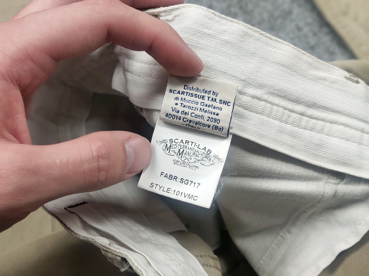 Scarti-Lab Scarti lab Design Canvas Trouser Straight Pants Vintage Size US 31 - 13 Thumbnail