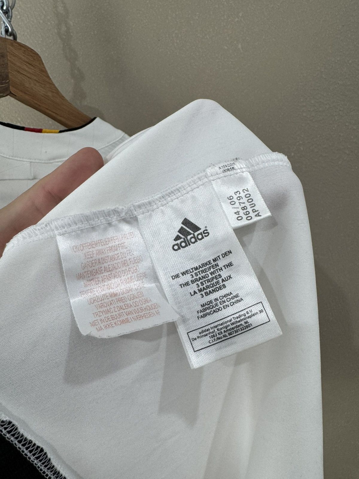 Adidas BLOKECORE ⚽️ Adidas Germany Jersey Tshirt Tee Kit Y2K 90s 00s Size US S / EU 44-46 / 1 - 4 Thumbnail