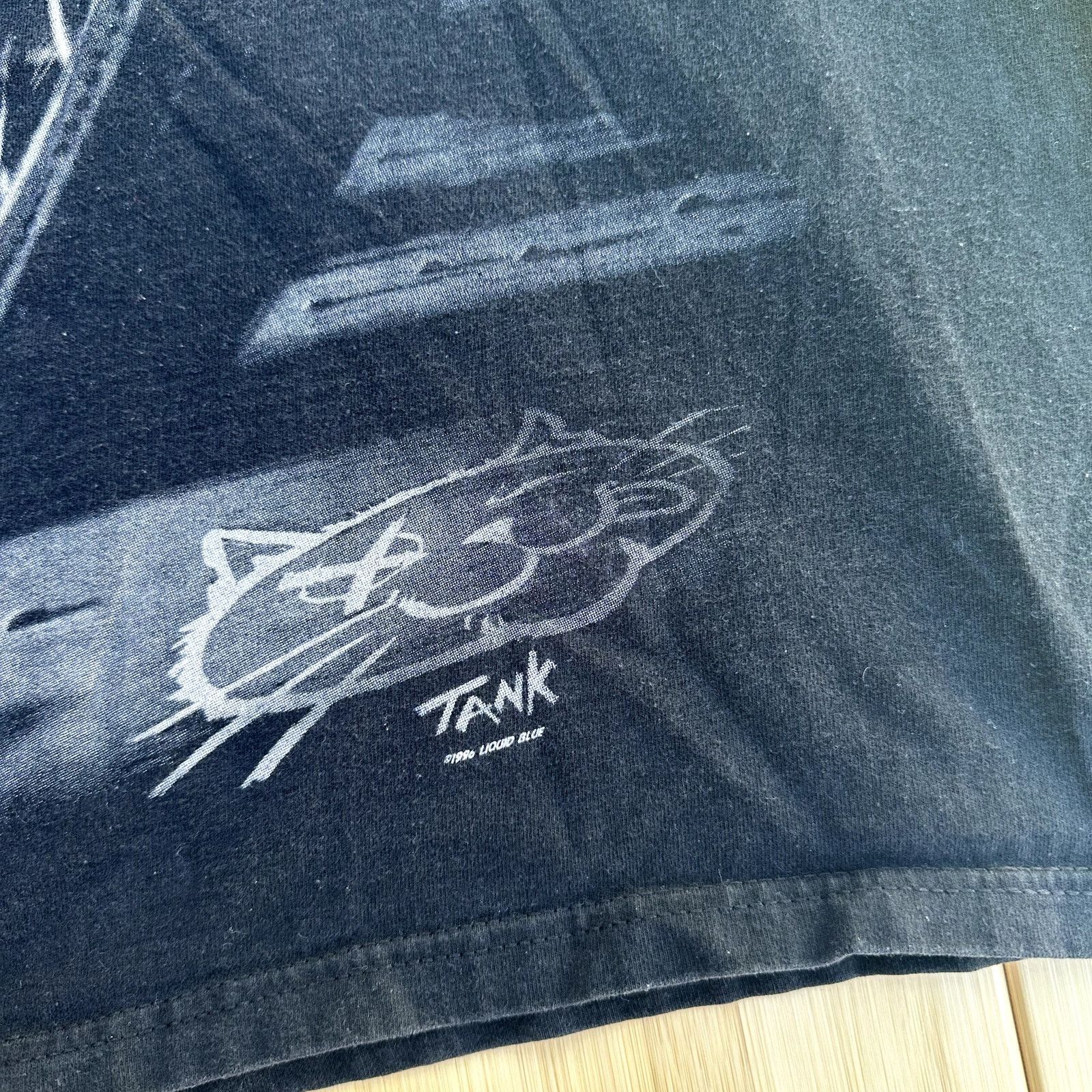 Japanese Brand × Liquid Blue Vintage Liquid Blue Bulldog Biker Shirt Cats Sucks XL Size US XL / EU 56 / 4 - 8 Thumbnail