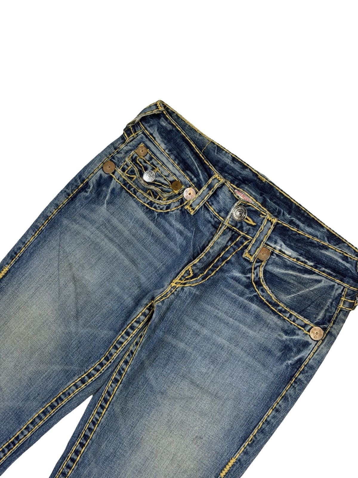 True Religion True religion Billy Super T yellow thread Size US 30 / EU 46 - 11 Thumbnail