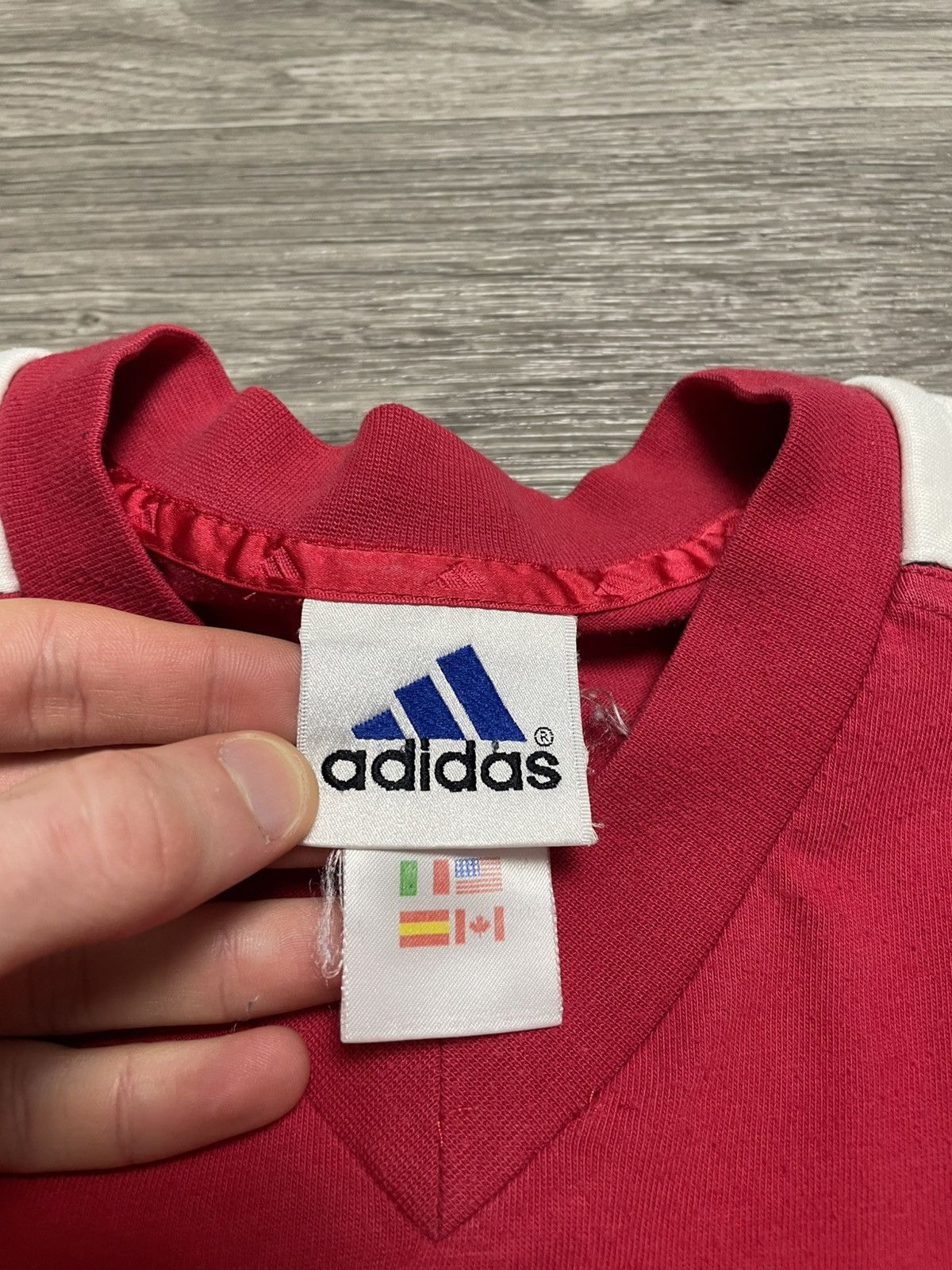 Adidas Vintage 90s Adidas Retro Style T-Shirt Size US XL / EU 56 / 4 - 7 Thumbnail
