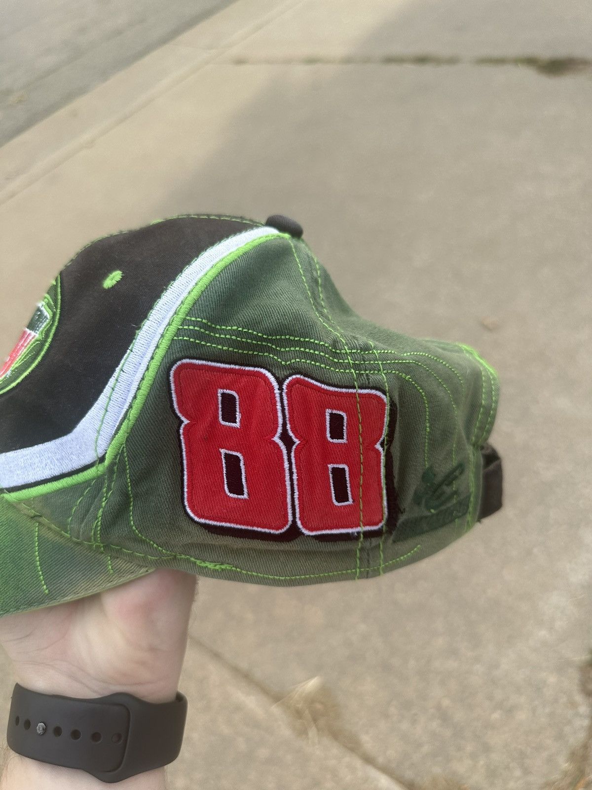NASCAR Mountain Dew x Nascar Dale JR Adjustable Hat Size ONE SIZE - 3 Thumbnail