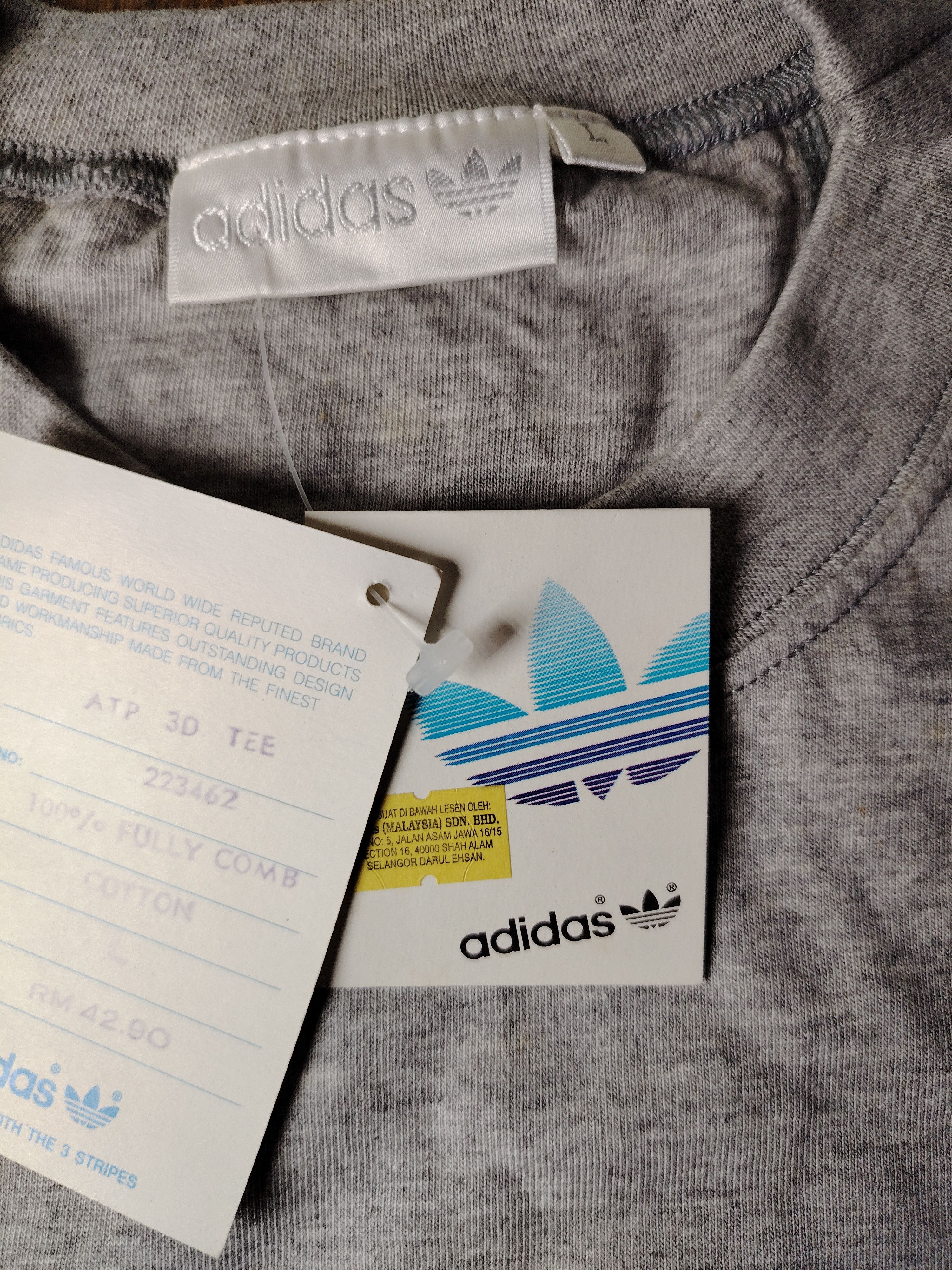 Adidas Brand‑New Adidas ATP Tour T‑Shirt Size L 90s Tennis Tour Size US L / EU 52-54 / 3 - 4 Thumbnail