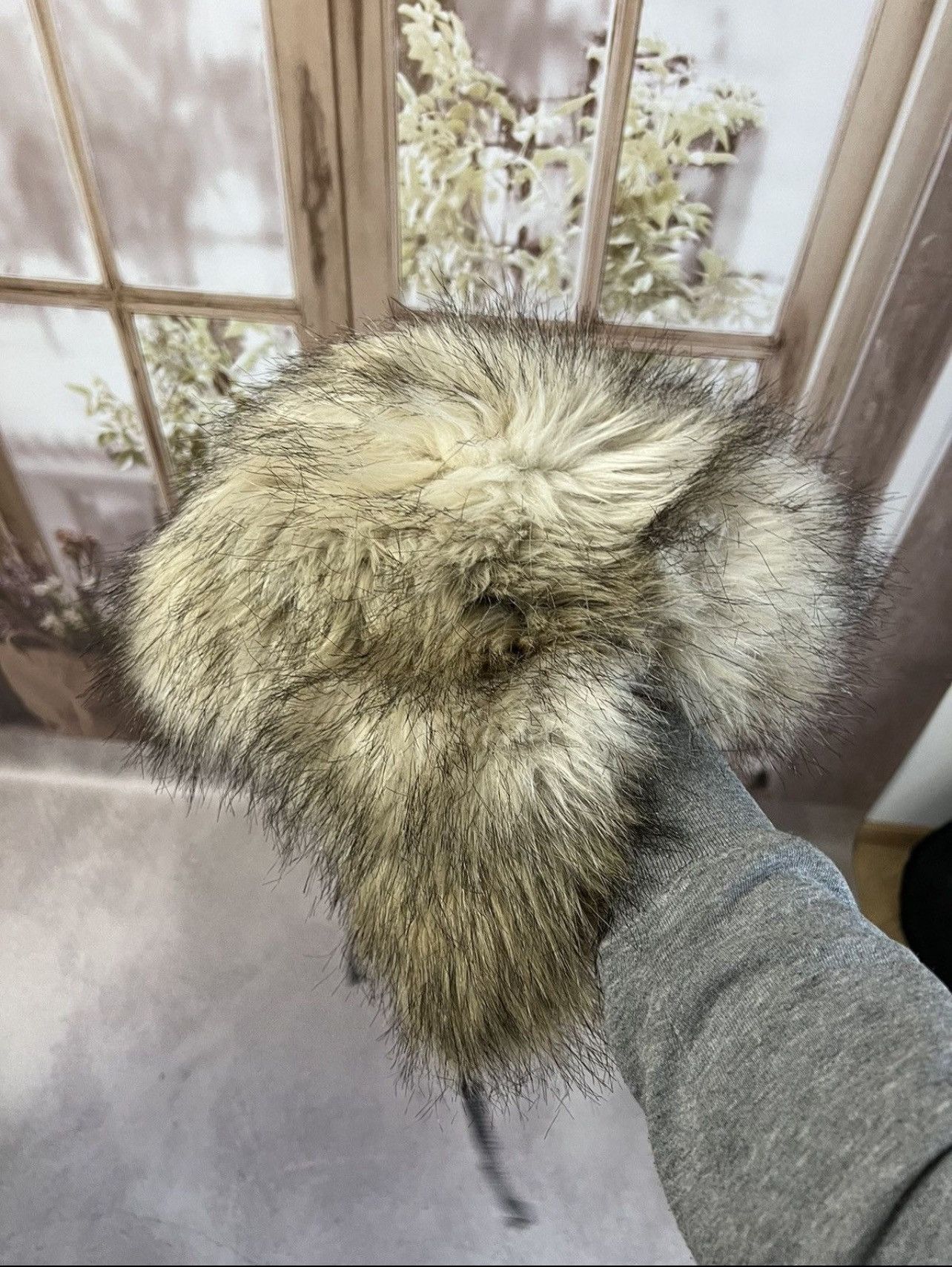 Japanese Brand × Vintage Avant-Garde Fur Fuzzy Y2k Ushanka Hat Size ONE SIZE - 3 Thumbnail