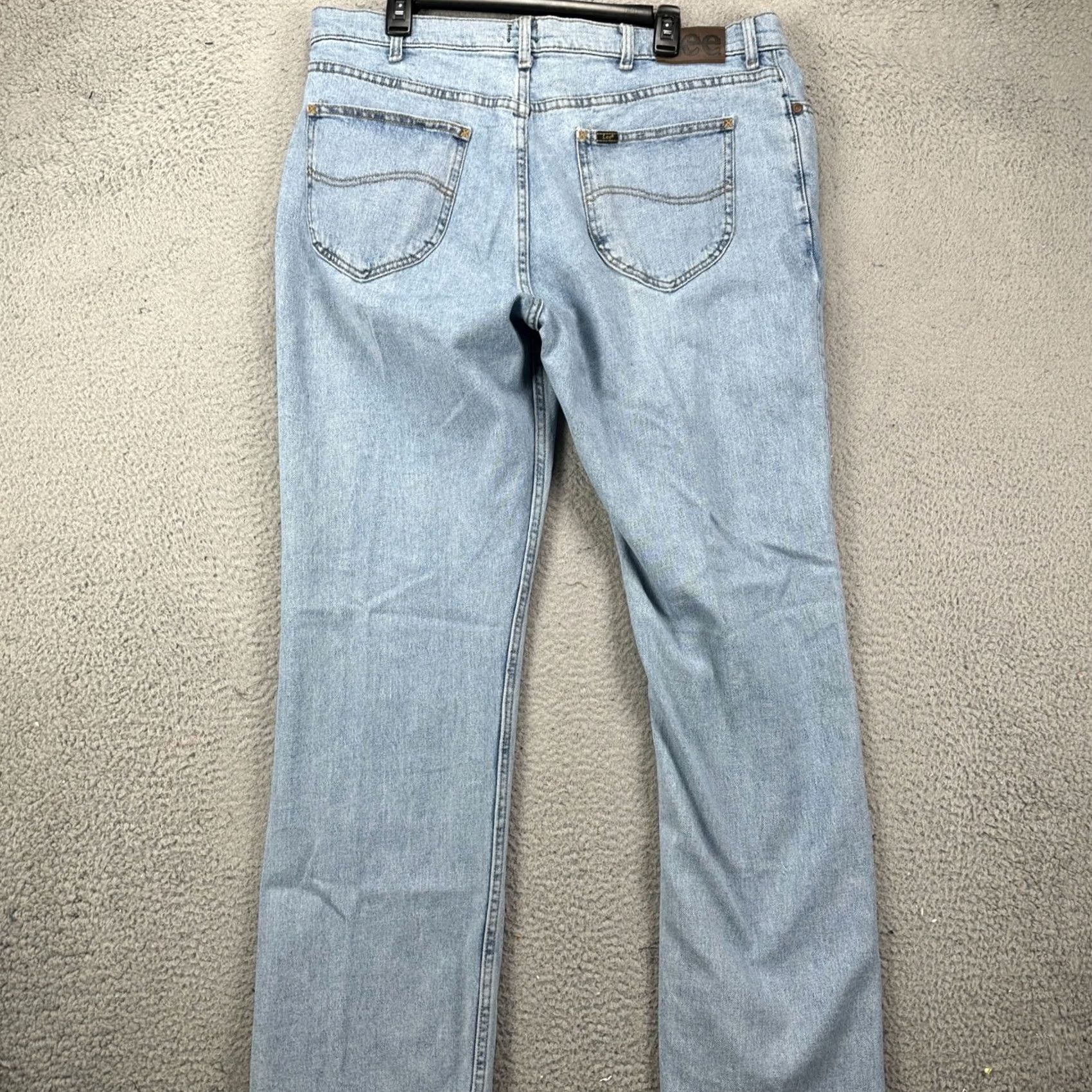 Lee Lee Jeans Bootcut Mens 38X32 Blue Regular Fit Comfort Stretch Denim 5 Pocket NEW Size US 38 / EU 54 - 3 Thumbnail