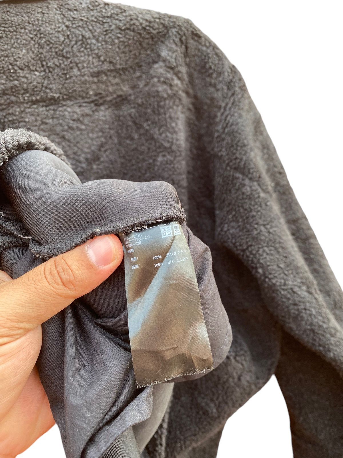 Lemaire × Uniqlo UNIQLO LEMAIRE BUTTON DOWN FLEECE JACKET Size US L / EU 52-54 / 3 - 3 Thumbnail