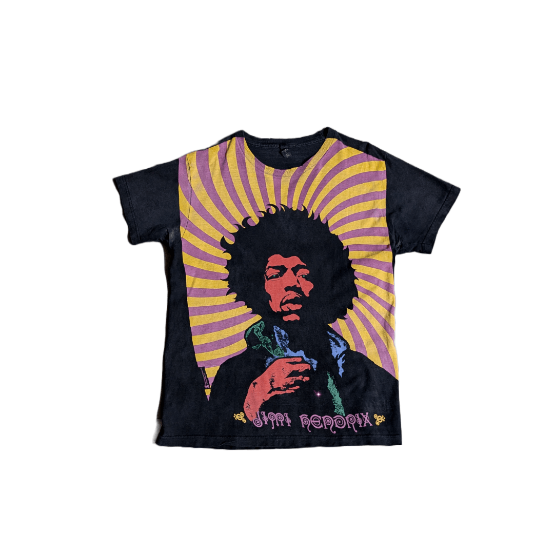 Band Tees × Jimi Hendrix × Tultex JIMI HENDRIX 2013 "AUTHENTIC HENDRIX" PSYCHEDELIC T-SHIRT Size US M / EU 48-50 / 2 - 1 Thumbnail