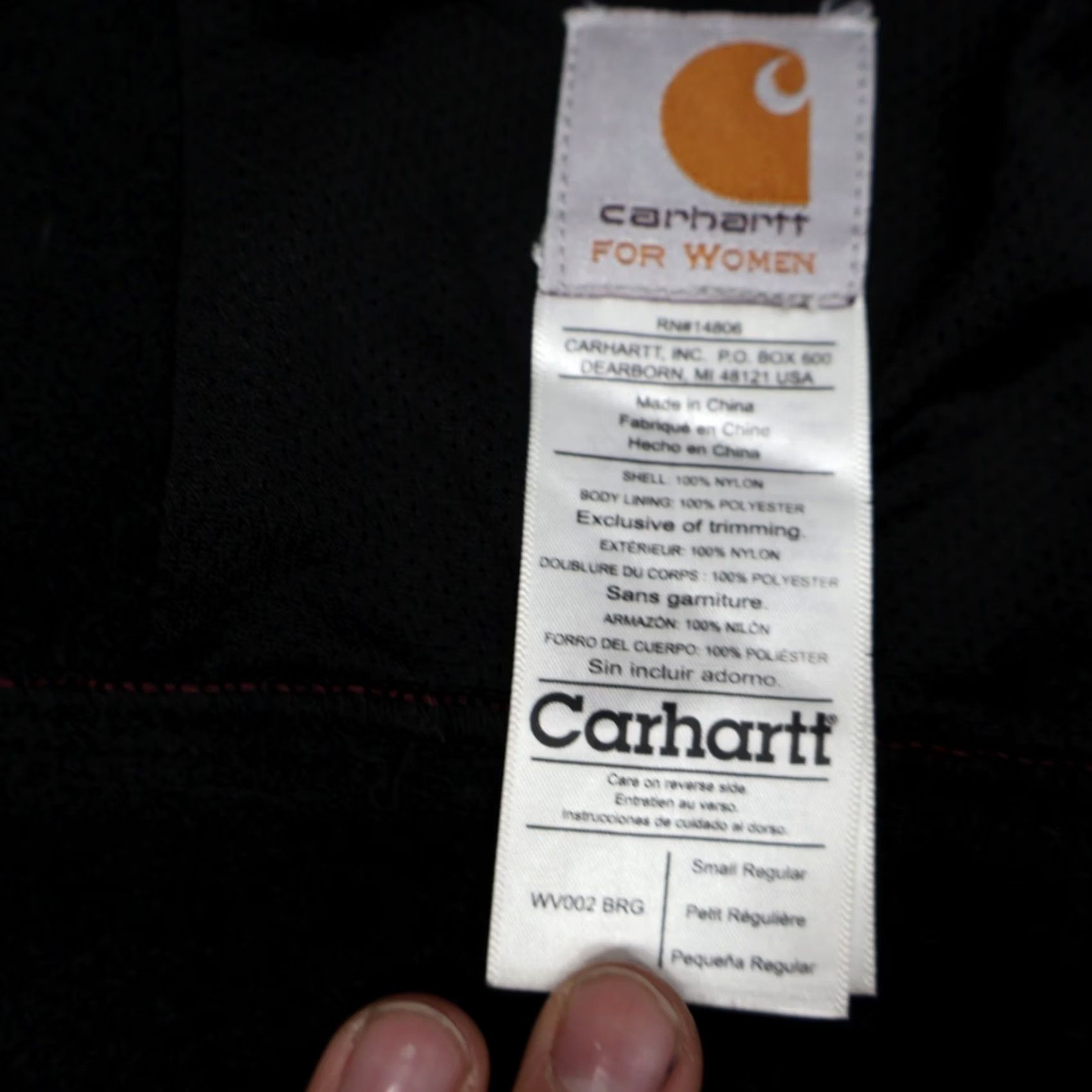 Carhartt Carhartt Vest Women Small Burgundy Softshell Fleece Lined Full Zip Utility Wind Vest Size S / US 4 / IT 40 - 7 Thumbnail