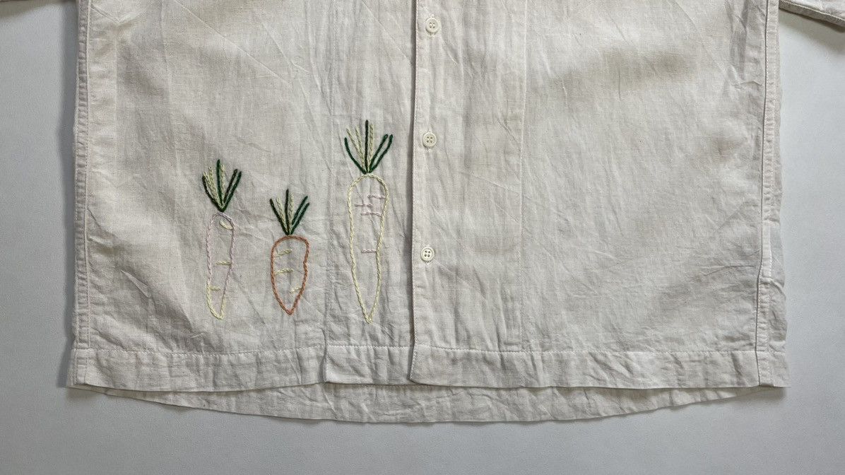 Story Mfg. ‘Greetings’ Embroidered Boxy Shirt Size US M / EU 48-50 / 2 - 7 Thumbnail