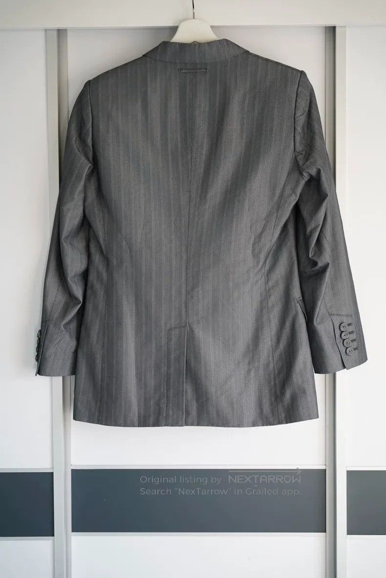 Jean Paul Gaultier Jean Paul Gaultier Striped Gray Stripe Fabric Suit Size US M / EU 48-50 / 2 - 2 Thumbnail