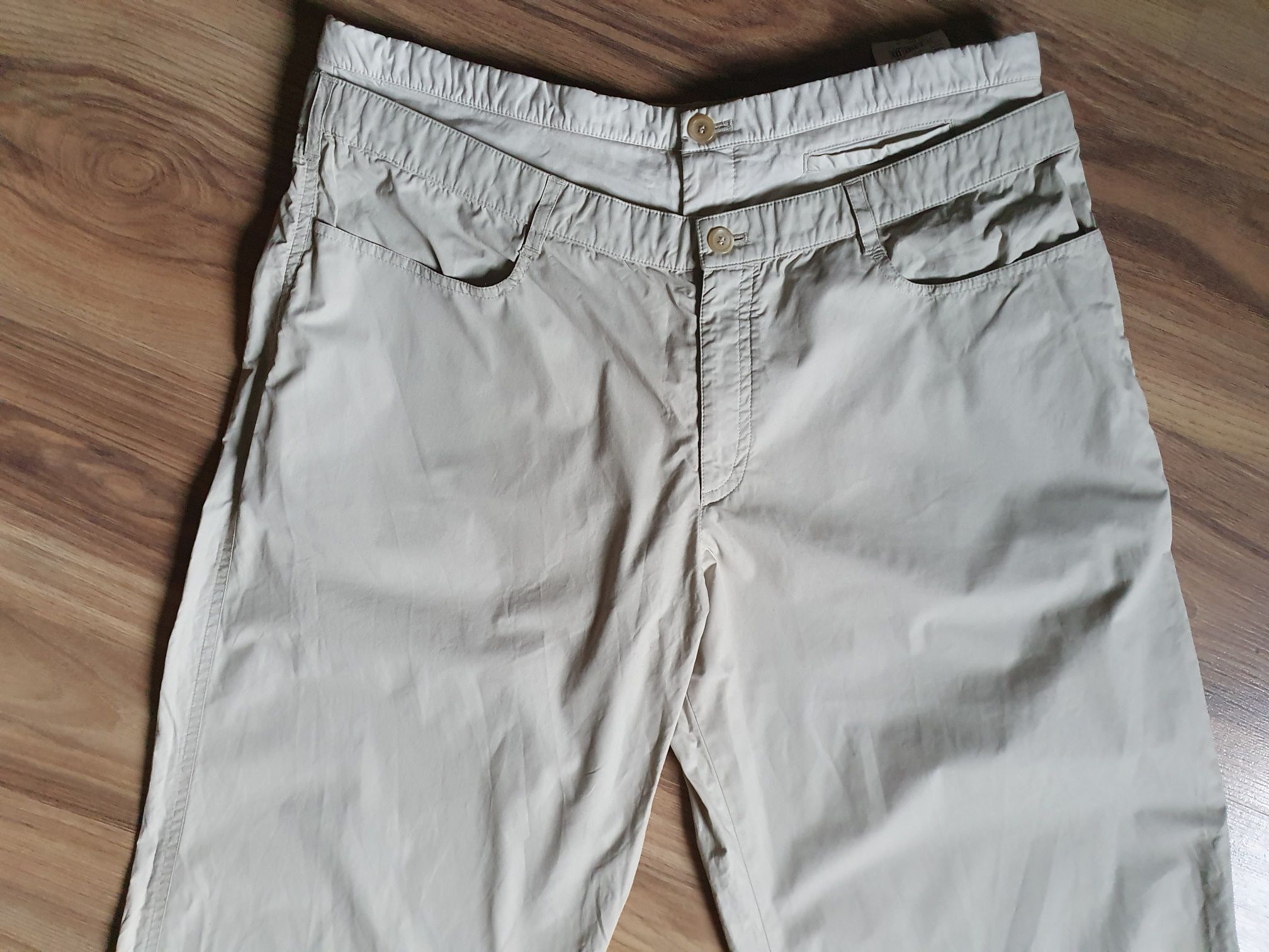 Neil Barrett Ultra Wide Beige Pants Size US 36 / EU 52 - 2 Thumbnail