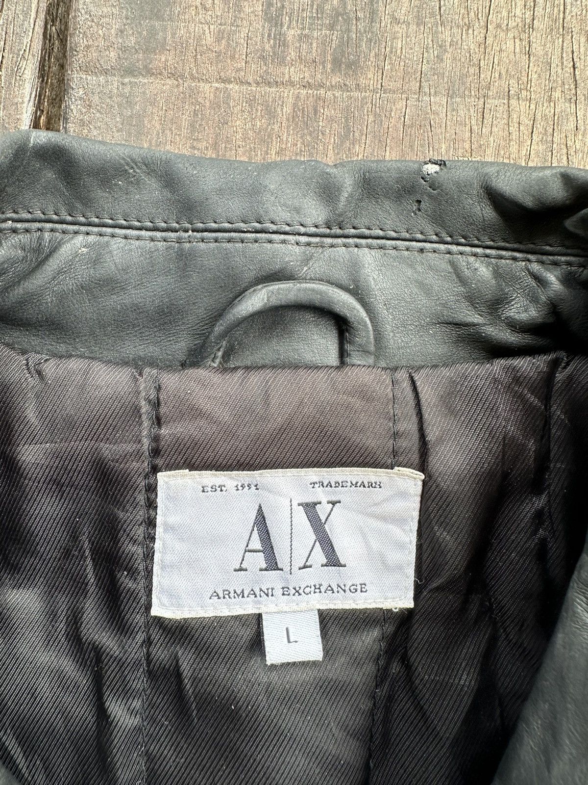 Armani Exchange Armani exchange leather jacket Size US L / EU 52-54 / 3 - 9 Thumbnail