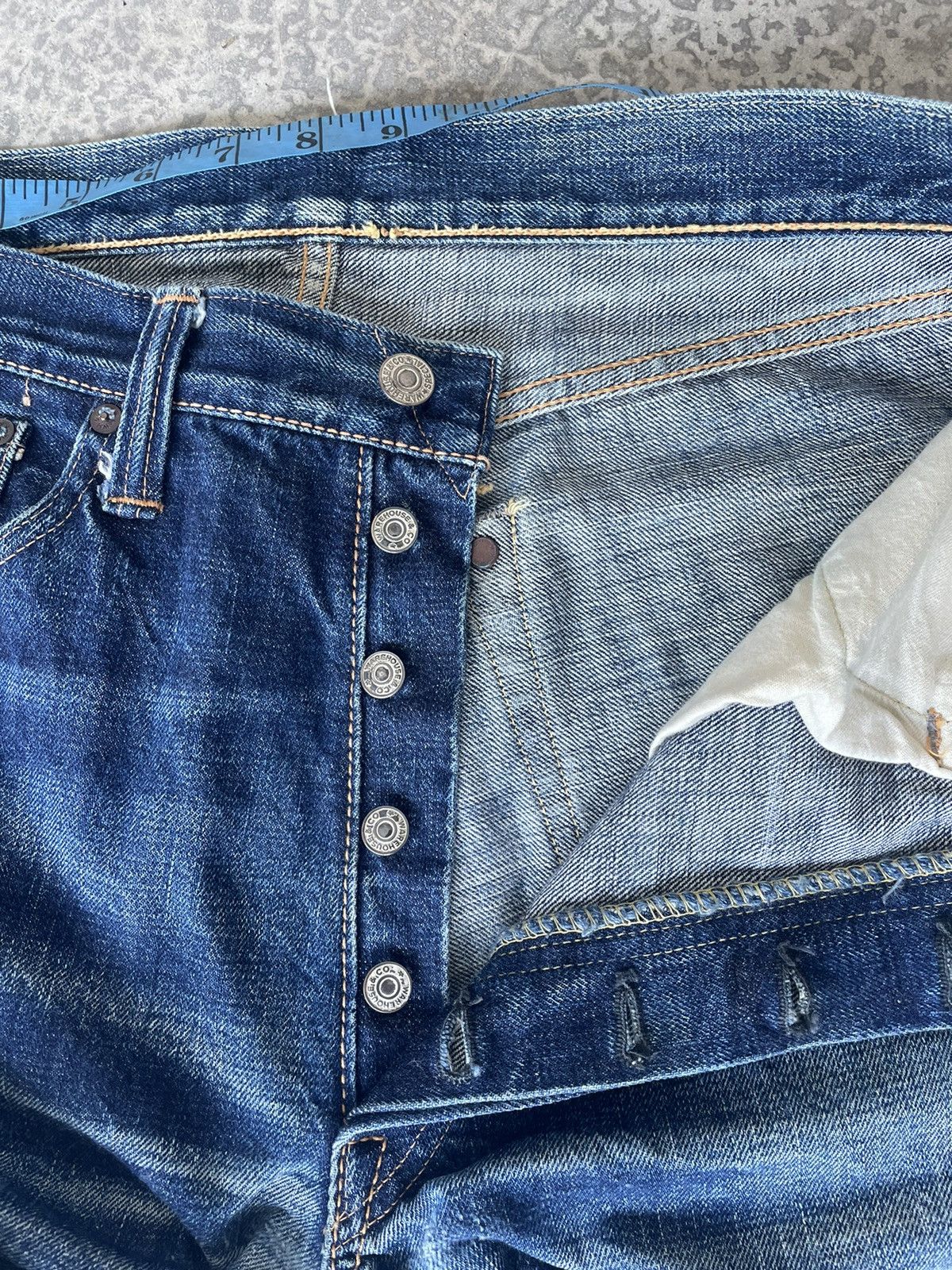 Warehouse Japanese Brand Warehouse Selvage Denim Size US 33 - 6 Thumbnail