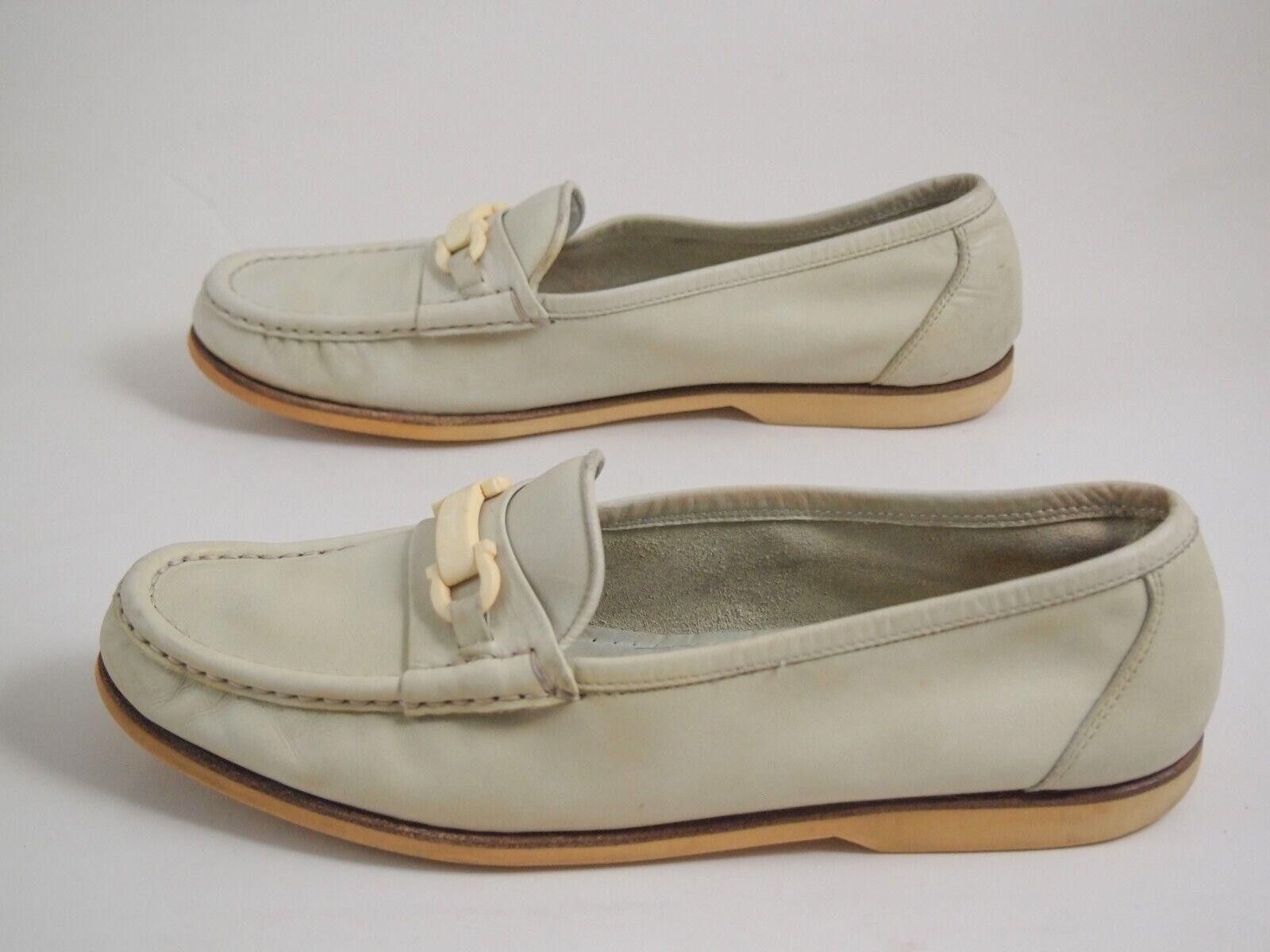 Salvatore Ferragamo Ferragamo Gancio Loafers Light Green Leather EU 40 US 10 C Size US 10 / IT 40 - 3 Thumbnail
