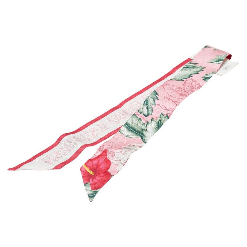 Gucci Gucci Gucci Flora Silk Scarf Others Scarf 631432 DUTY FREE for USA Size ONE SIZE - 1 Thumbnail