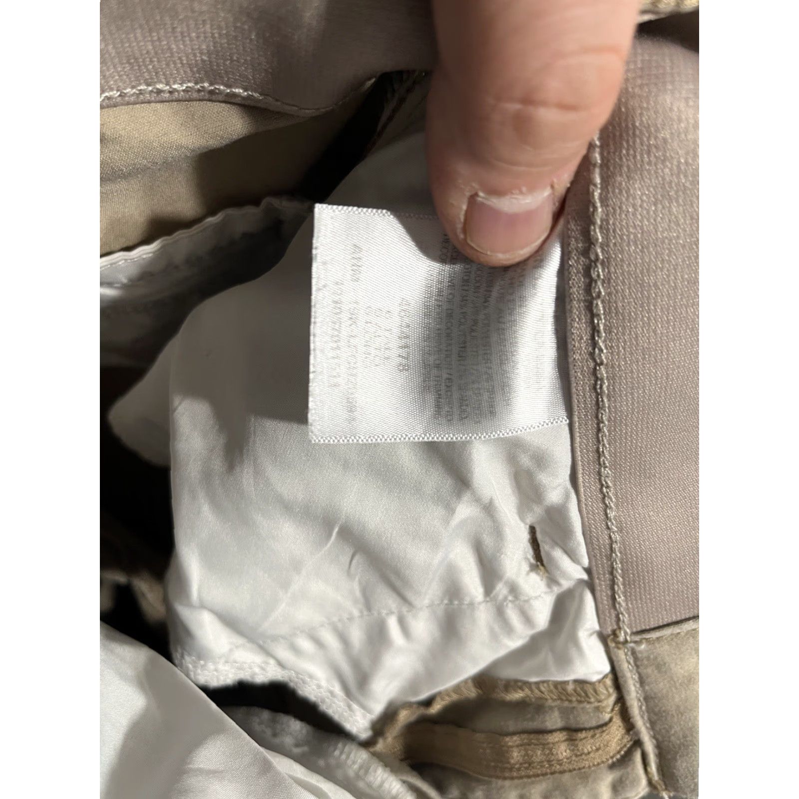 Lee Lee Pants Women 6 Tall Beige Regular Fit Mid Rise Stretch Twill Dress Pants with Pockets — Business Workwear Size 28" / US 6 / IT 42 - 6 Thumbnail