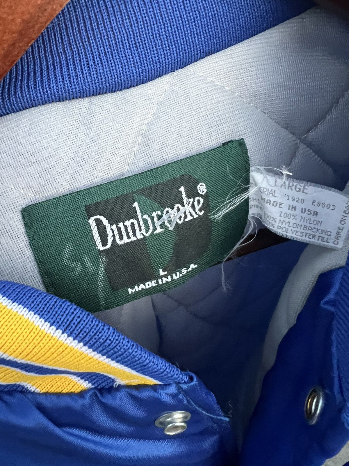 Dunbrooke × Vintage Vintage Dunbrooke Bomber Jacket Made In USA 80s 90s Size US L / EU 52-54 / 3 - 5 Thumbnail