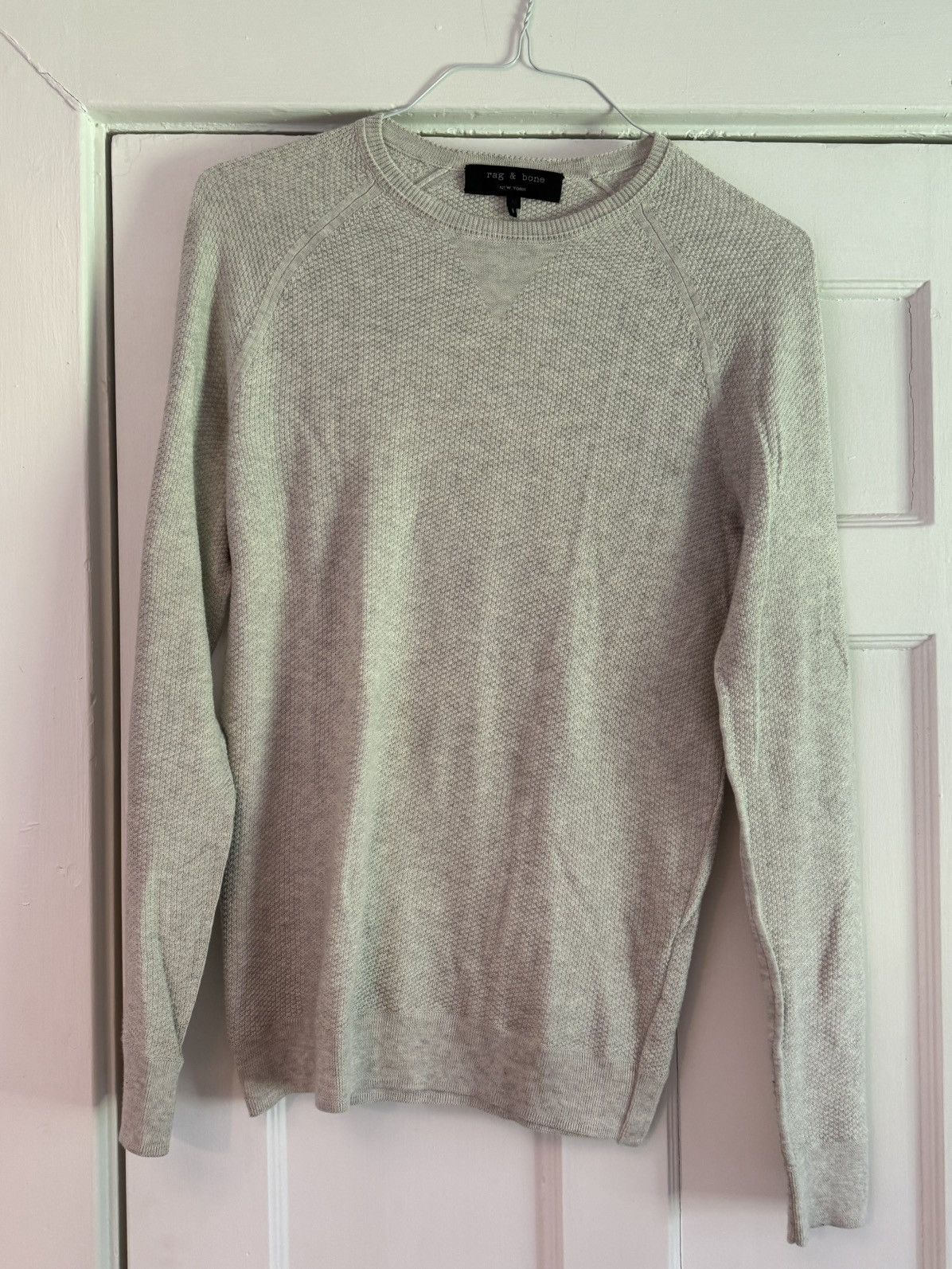 Rag & Bone rag & bone Men’s Knit Grey Crewneck - Size: X-Small Size US XS / EU 42 / 0 - 1 Thumbnail