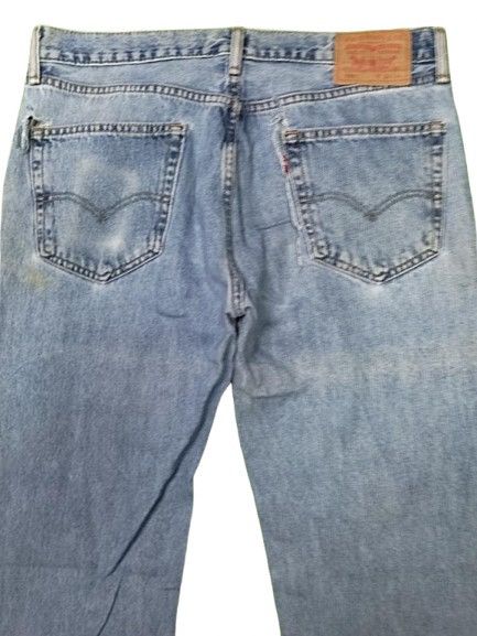 Levi's VINTAGE LEVIS 505 DISTRESSED LIGHT BLUE JEANS Size US 36 / EU 52 - 4 Thumbnail
