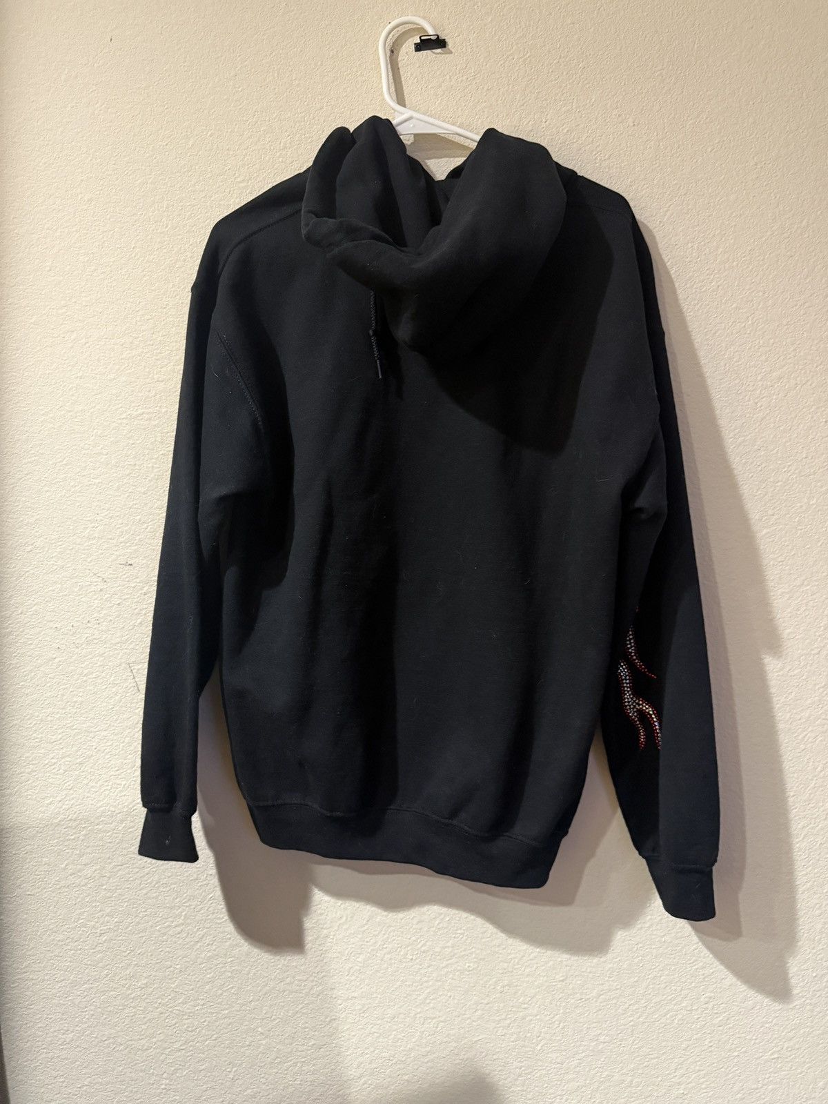 Other Black Vintage Hoodie Cross Rhinestones Size US M / EU 48-50 / 2 - 6 Thumbnail