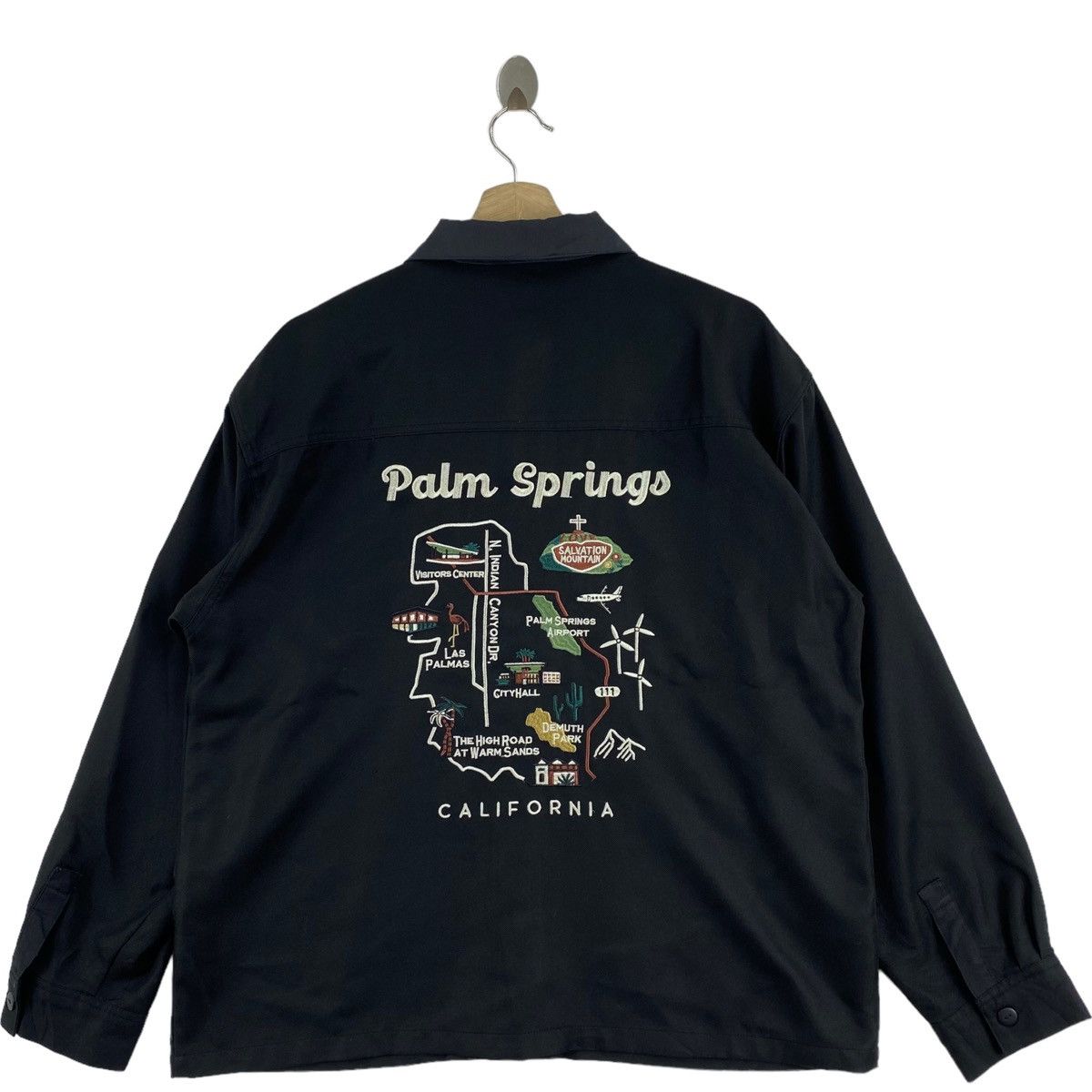 Japanese Brand BACK NUMBER Japan Brand Palm Springs California Embroidered Size US M / EU 48-50 / 2 - 1 Thumbnail