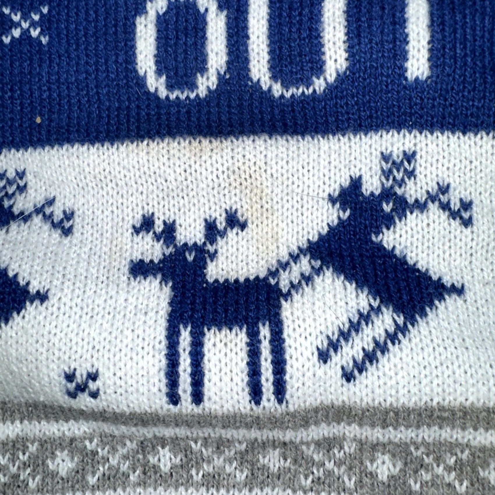 Vintage VINTAGE Men’s Ugly Christmas Sweater Shirt Mens Size M Blue Pullover 90s Christmas Size US M / EU 48-50 / 2 - 4 Thumbnail