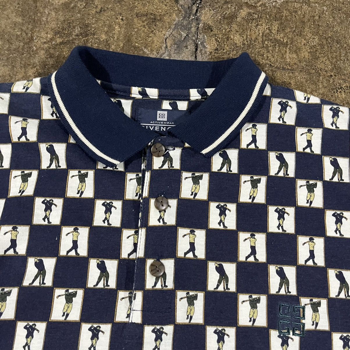 Designer × Givenchy × Vintage Vintage 90s Givenchy Activewear Golf Polo Shirt NWT Rare Size US L / EU 52-54 / 3 - 5 Thumbnail