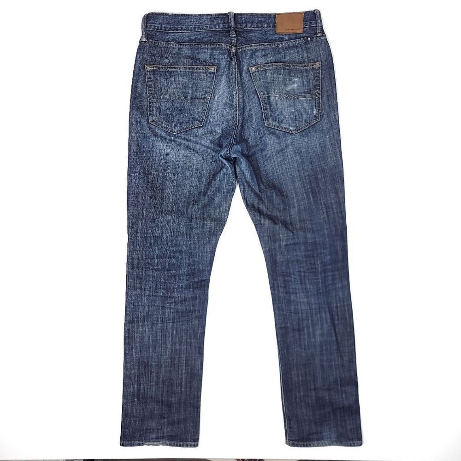 Lucky Brand Lucky Brand 410 Athletic Fit Jeans Mens 33x32 Blue Size US 33 - 6 Thumbnail