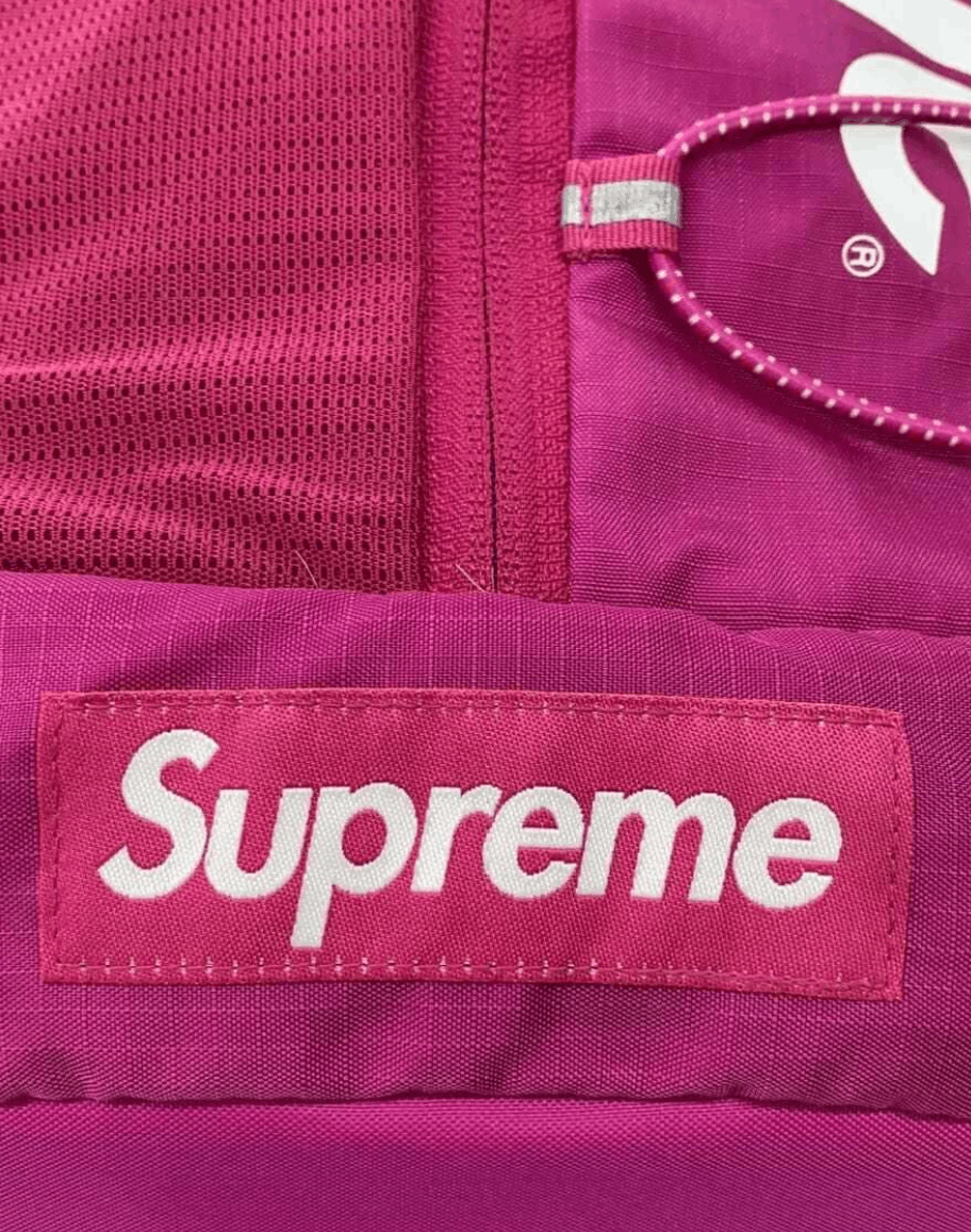 Supreme Supreme Pink Magenta Logo Backpack 17SS Size ONE SIZE - 4 Thumbnail