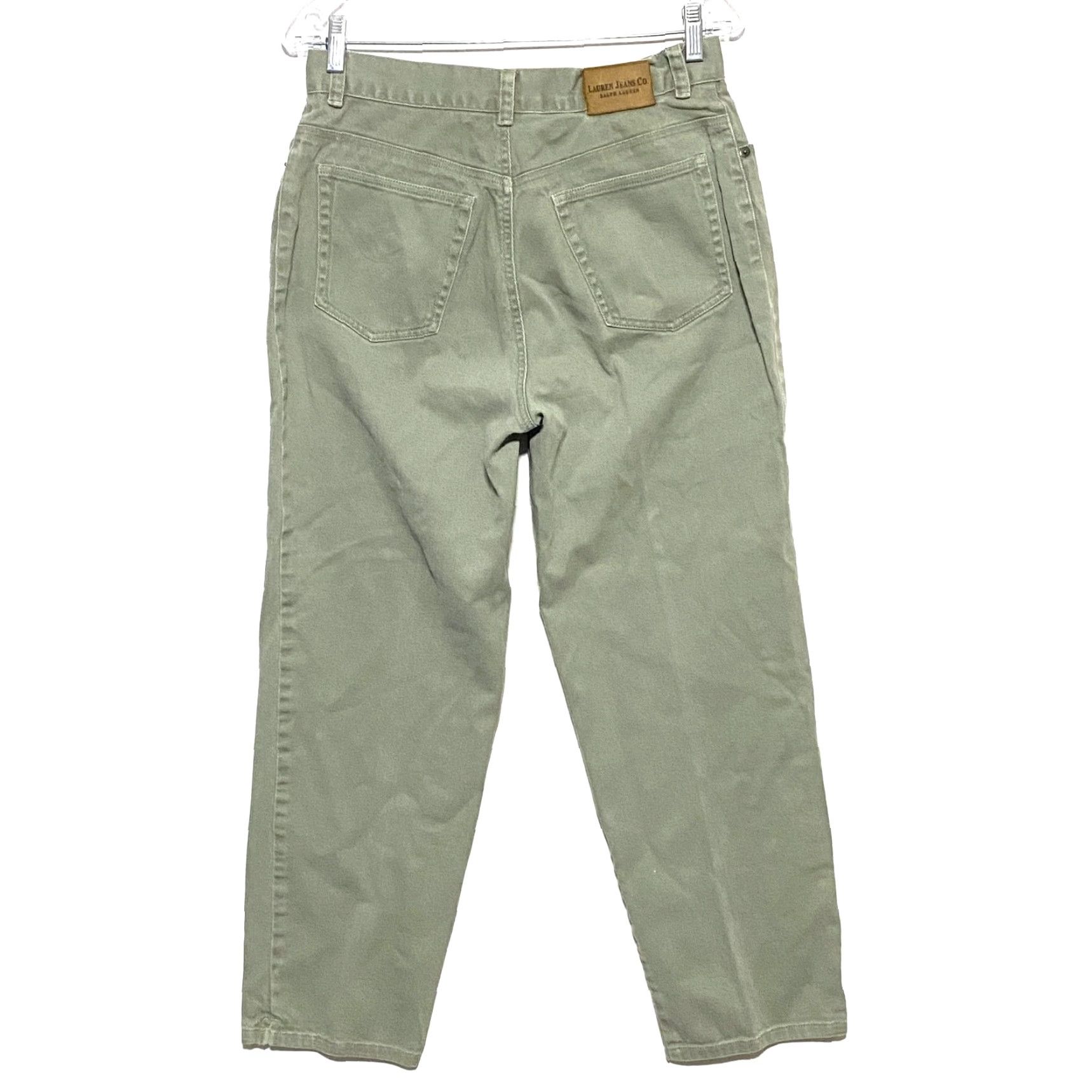 Ralph Lauren Ralph Lauren Jeans Co. Straight High Waist Stretch Womens 8 Green Preppy Casual Normcore 5-Pocket Denim Jeans andnbsp; Womens Size 30" / US 8 / IT 44 - 2 Thumbnail