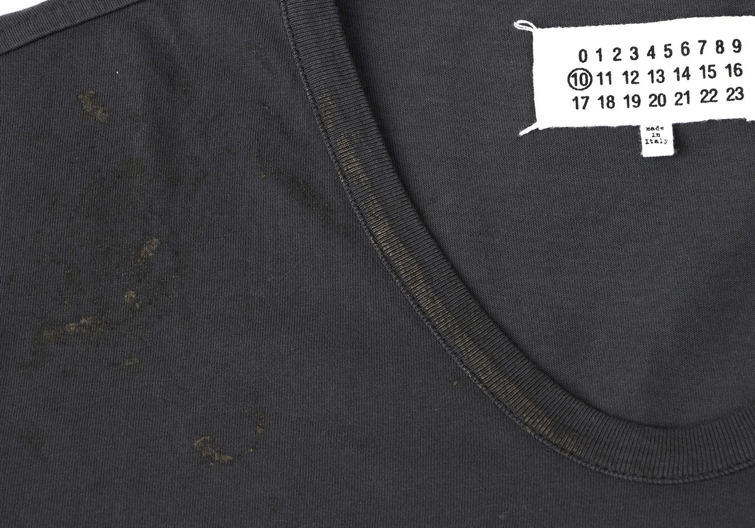 Maison Margiela Splash Print T-Shirt in Charcoal Size 46 Size US S / EU 44-46 / 1 - 4 Thumbnail