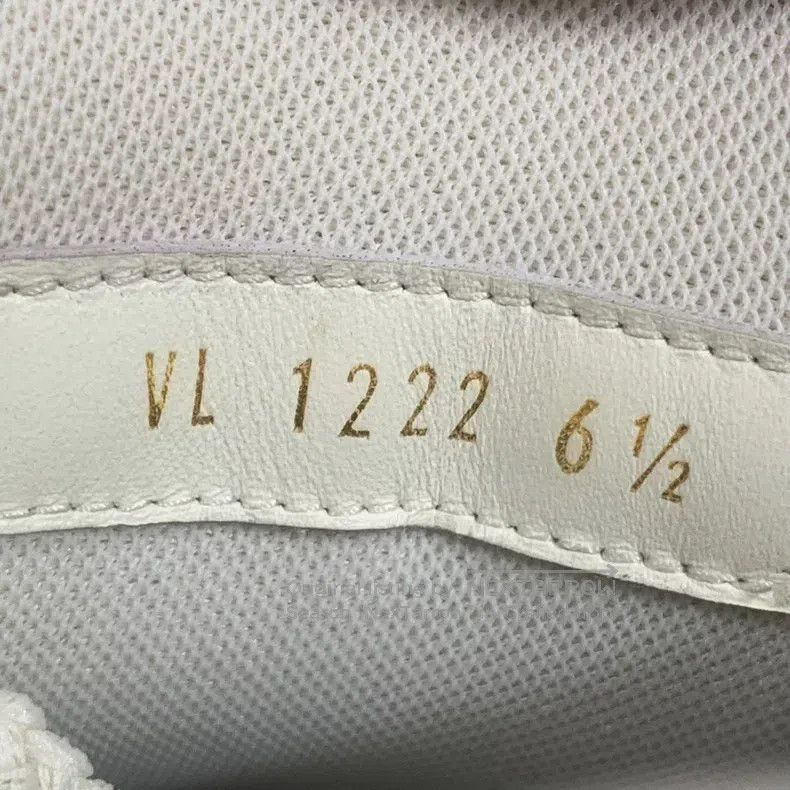 Louis Vuitton Louis Vuitton Trainer White Fat Ding Low Top Slippers Size US 6.5 / EU 39-40 - 6 Thumbnail