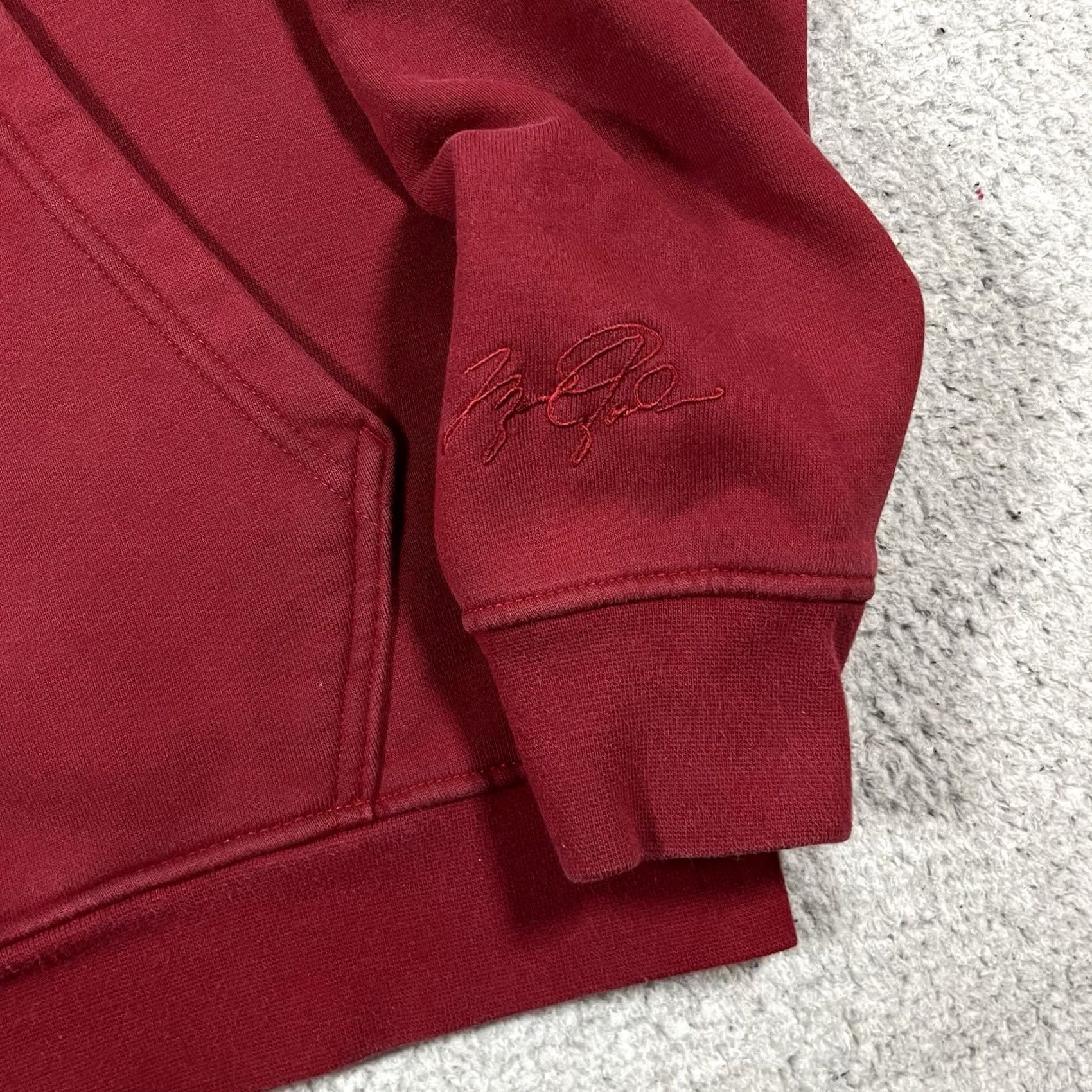 Jordan Brand Air Jordan Hoodie Men M Red Pullover Jumpman Basketball Classic Sweatshirt Size US M / EU 48-50 / 2 - 6 Thumbnail