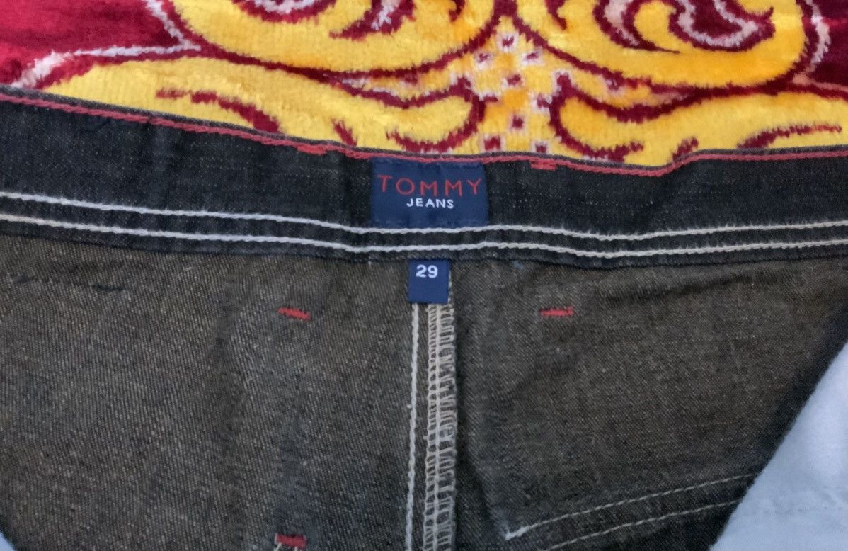Tommy Jeans Vintage 90s Tommy Jeans Carpenter Black Jeans Sz 28x31 Size US 30 / EU 46 - 7 Thumbnail