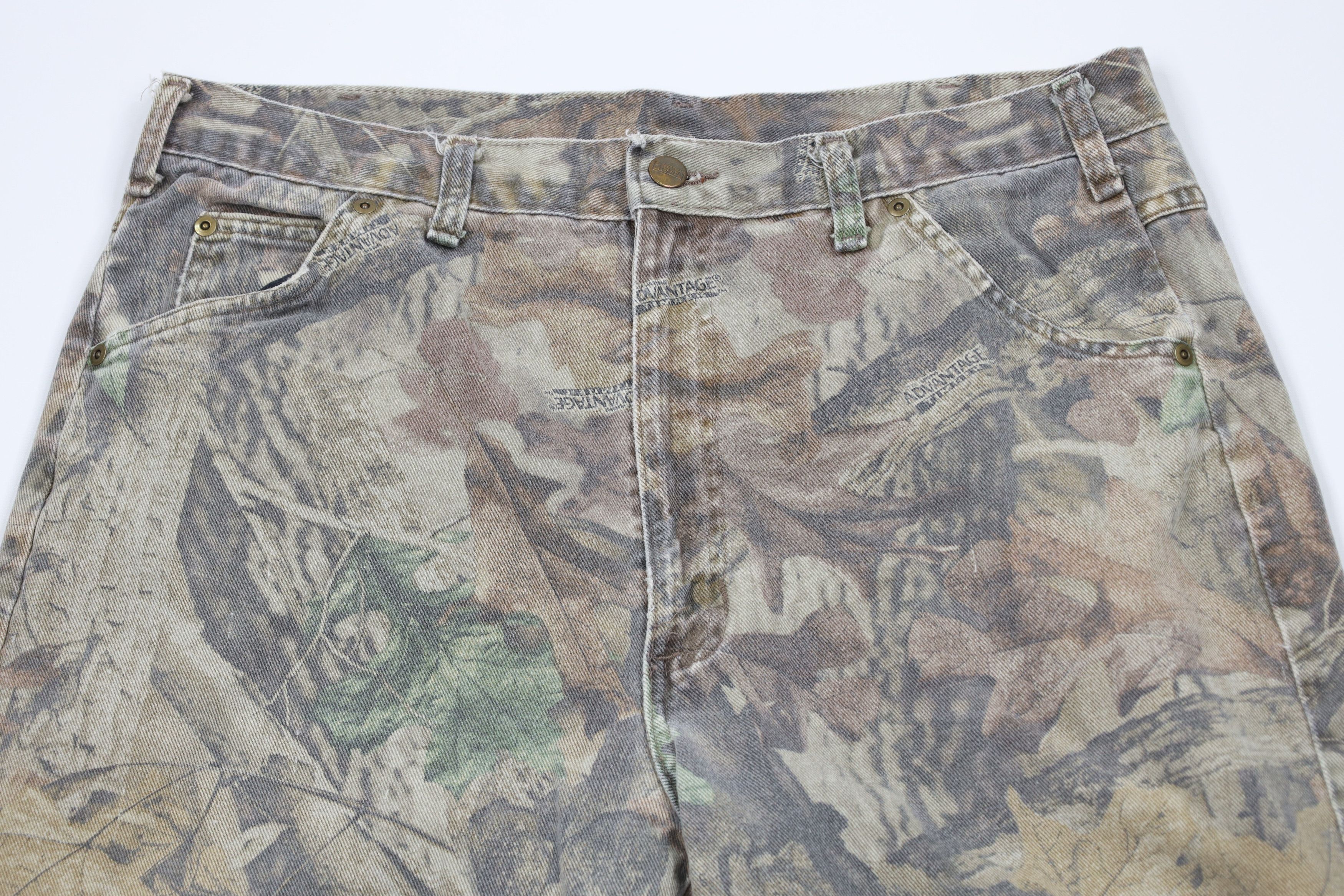 Vintage × Walls Vintage 90s Walls Advantage Camouflage Denim Jeans USA Size US 34 / EU 50 - 2 Thumbnail