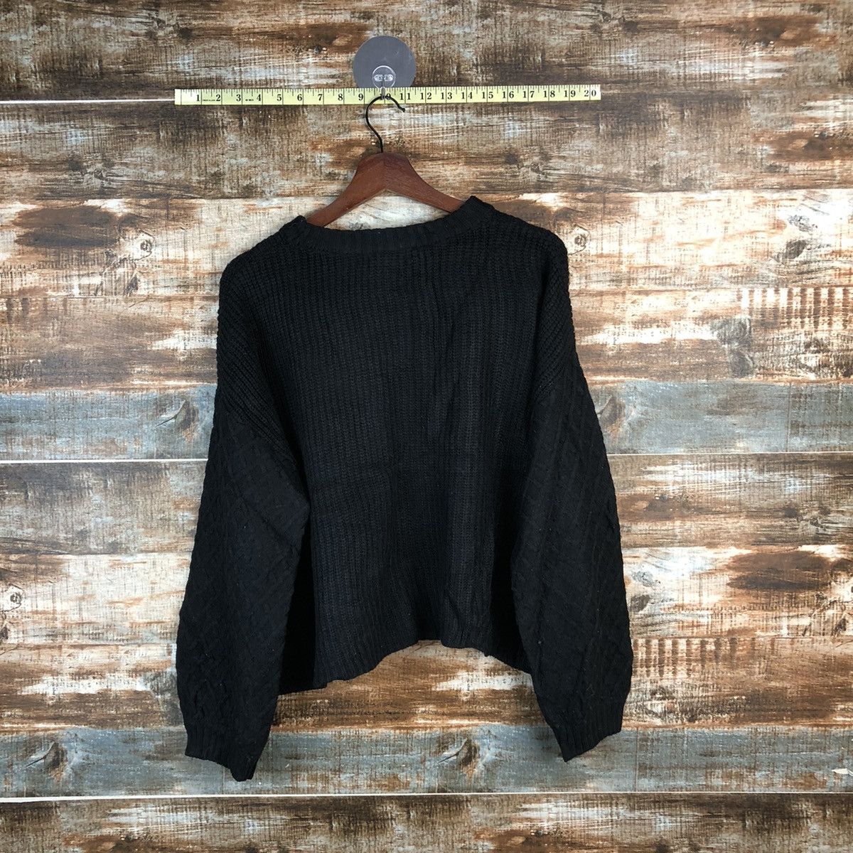 Japanese Brand DL Day Cassin Favor Black Knitwear #C596 Size L / US 10 / IT 46 - 12 Thumbnail