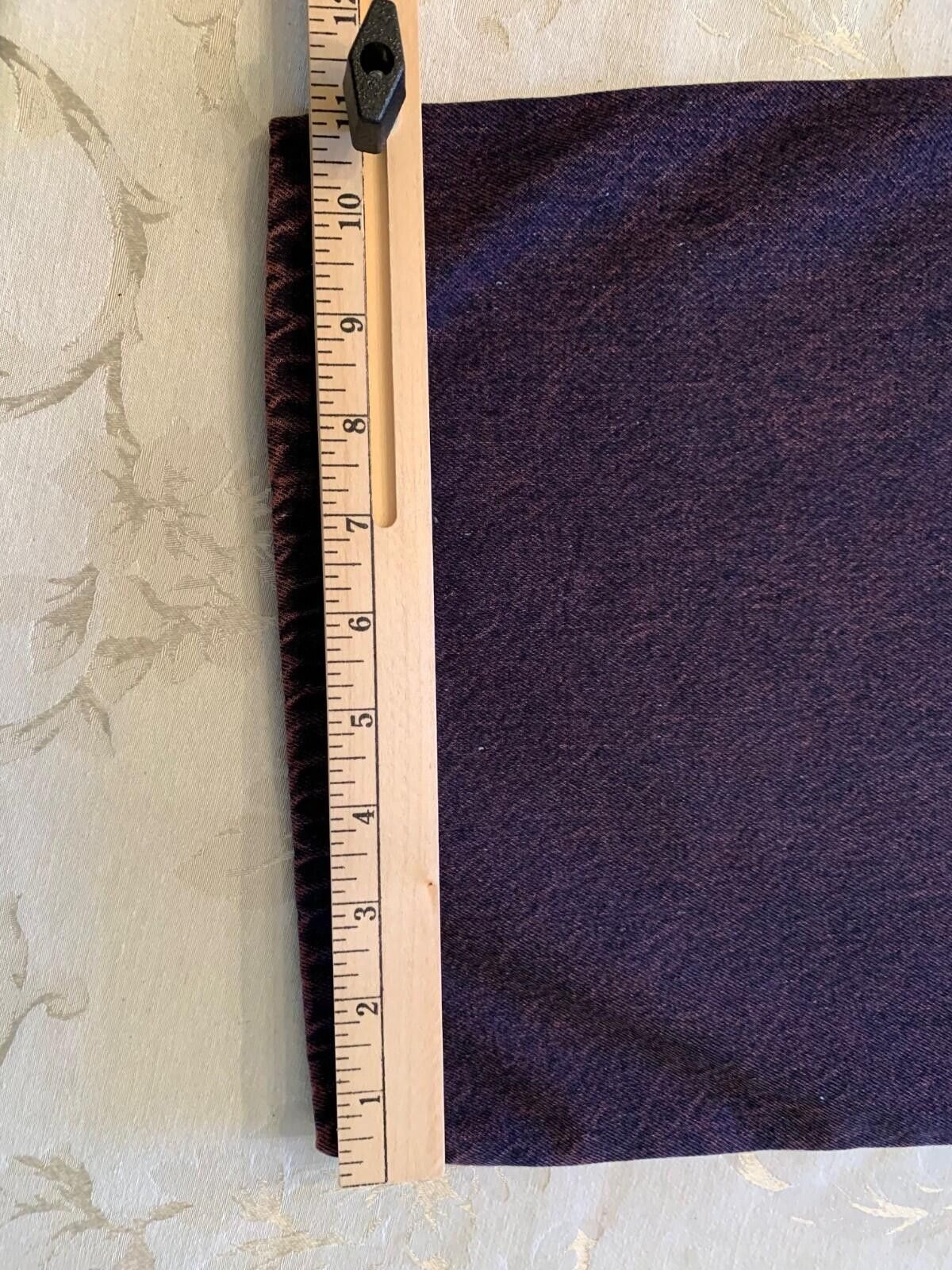 Fashion Nova 100% Cotton Size 18, 5 Pocket Design Black/Purple Wide Leg Size 40" / US 18 - 2 Thumbnail