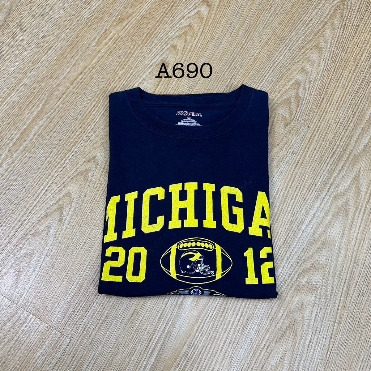 Jansport Jansport Michigan 2012 All State Superbowl Tshirt A690 Size US M / EU 48-50 / 2 - 8 Thumbnail