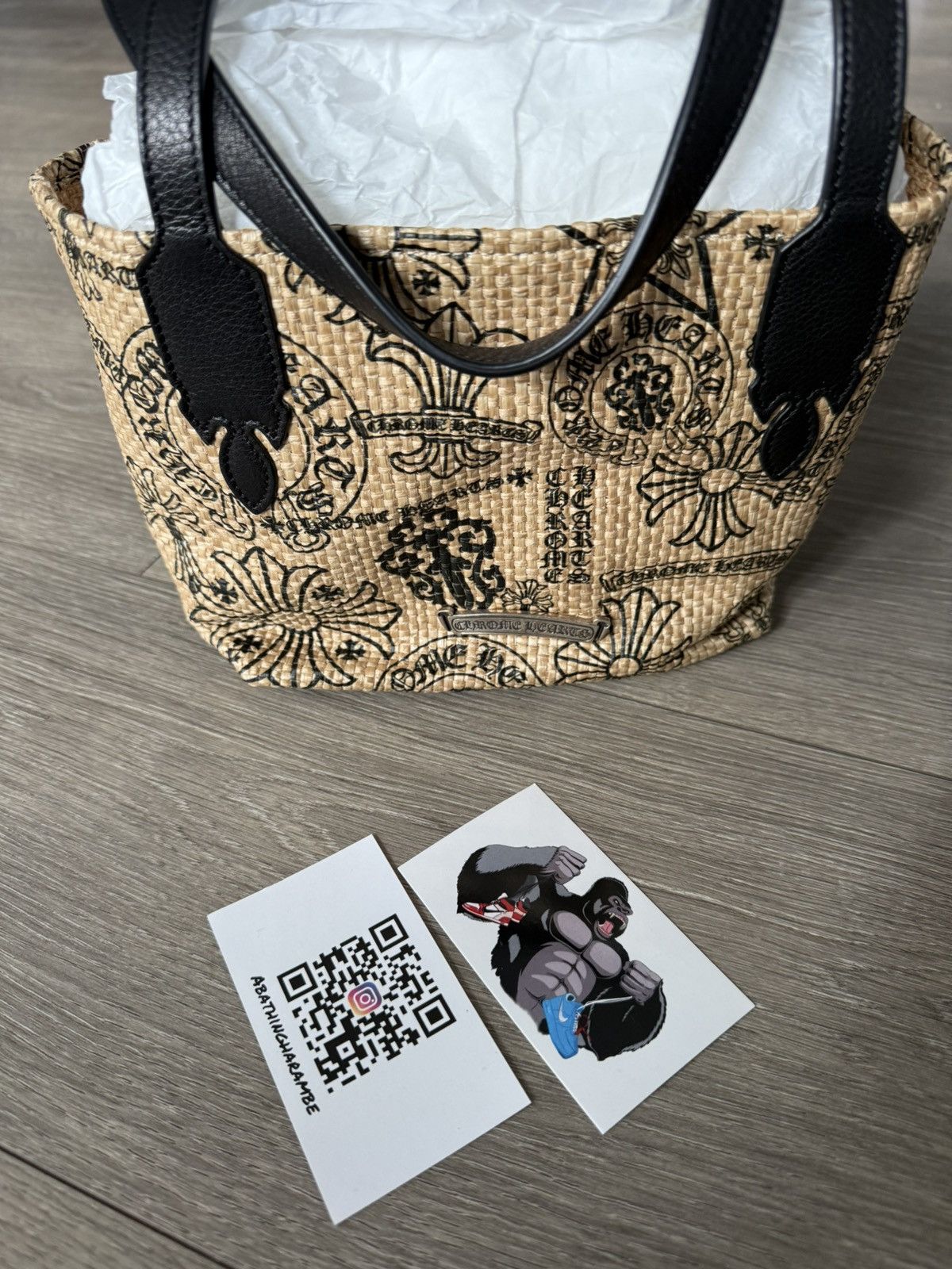 Chrome Hearts Chrome Hearts Miami Straw Beach Bag Size ONE SIZE - 4 Thumbnail
