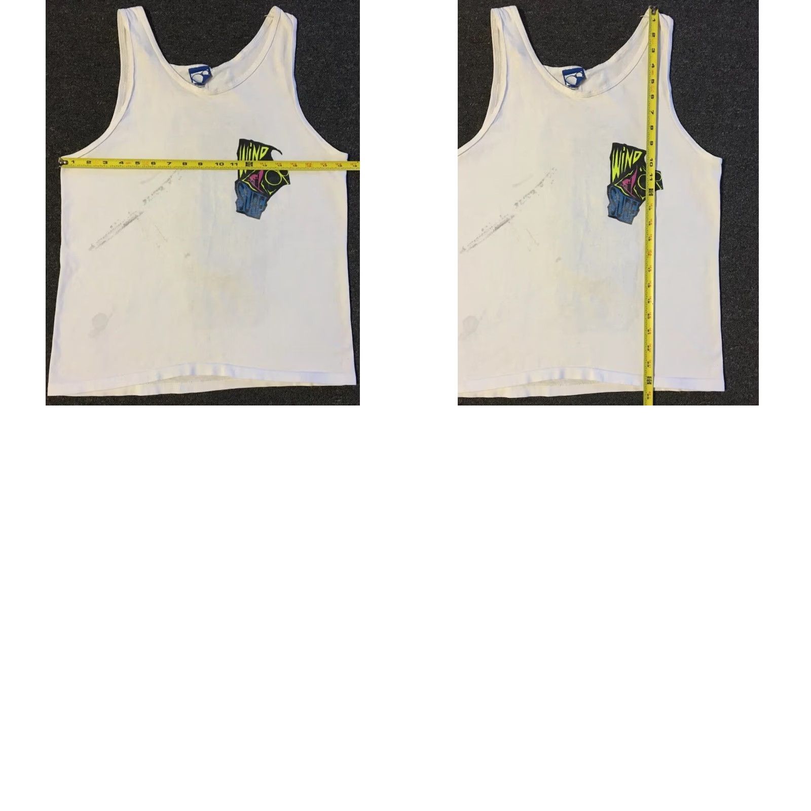 Quiksilver VINTAGE Ocean Pacific Surf Tank Top S Surf Skate Grunge 90s White Blue Beach Water OP Ocean Pacific Graphic Tee Mens S Size US S / EU 44-46 / 1 - 9 Thumbnail