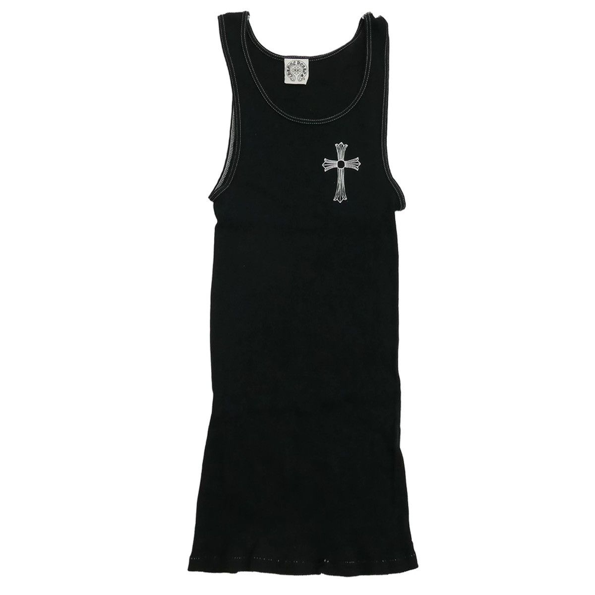 90s old Chrome Hearts Horseshoe cross tank top