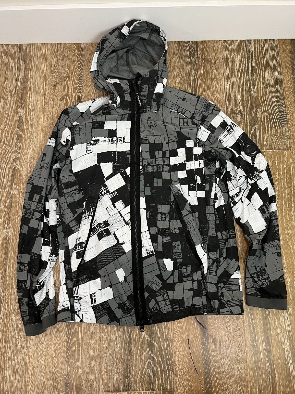 C.P. Company CP Company 50 Fili Patterned Camo Hooded Jacket Size US S / EU 44-46 / 1 - 1 Thumbnail