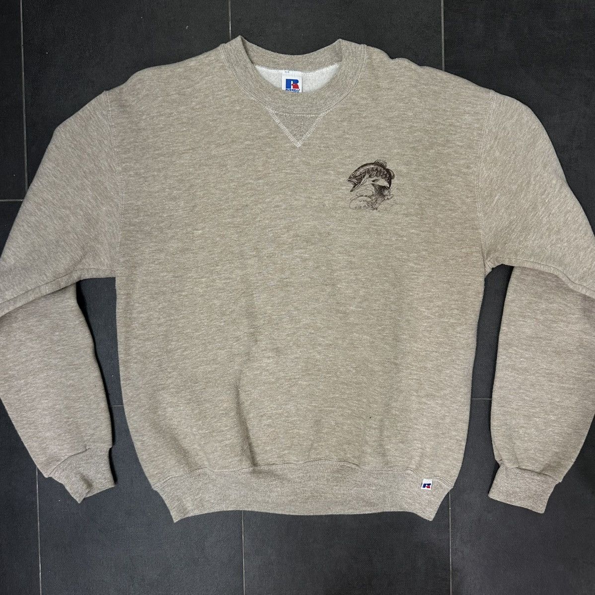 Russell Athletic Crazy vintage 80’s bass fishing Russell Athletic sweater Size US L / EU 52-54 / 3 - 3 Thumbnail
