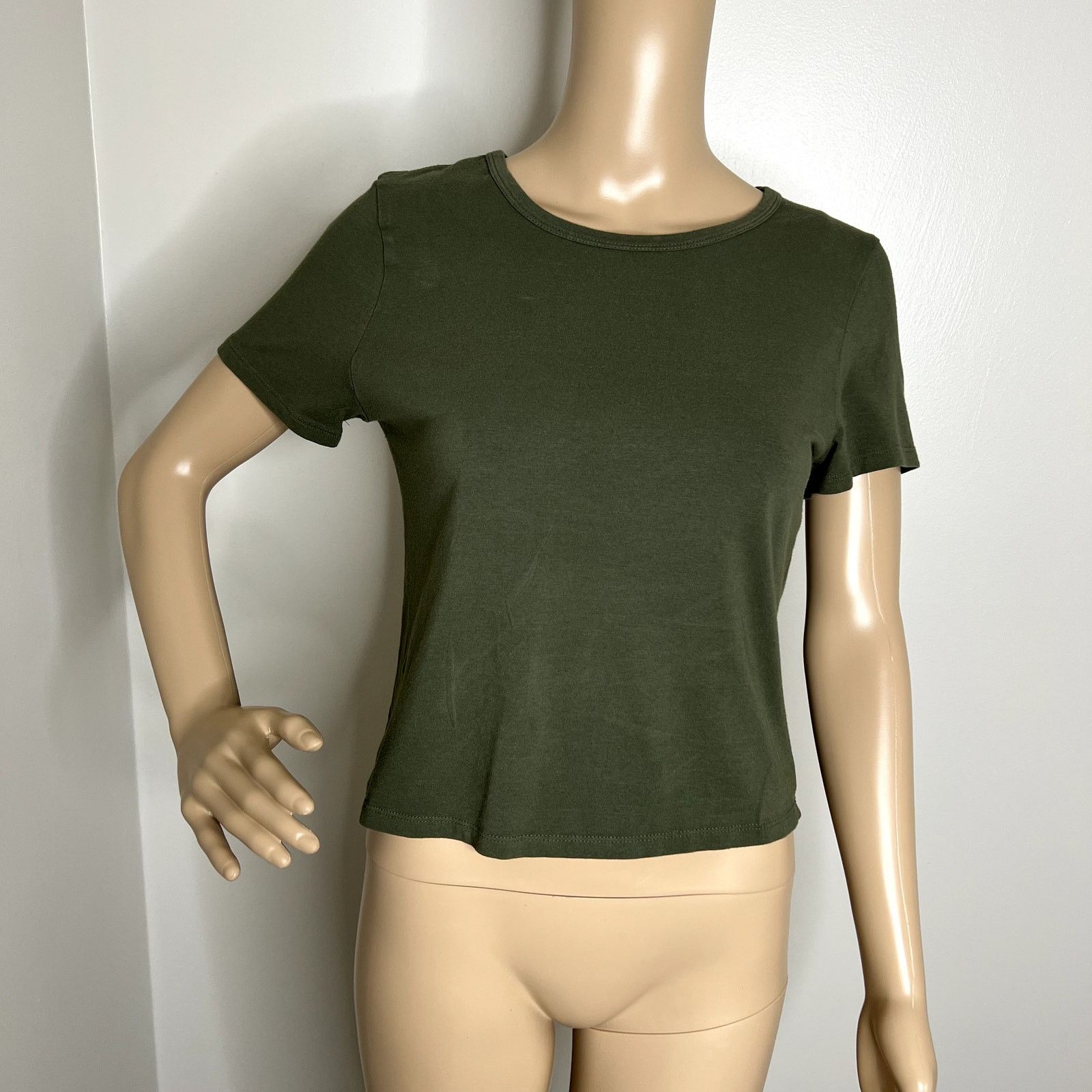 Other Wild Fable Green Short Sleeve Tee Size M / US 6-8 / IT 42-44 - 8 Thumbnail