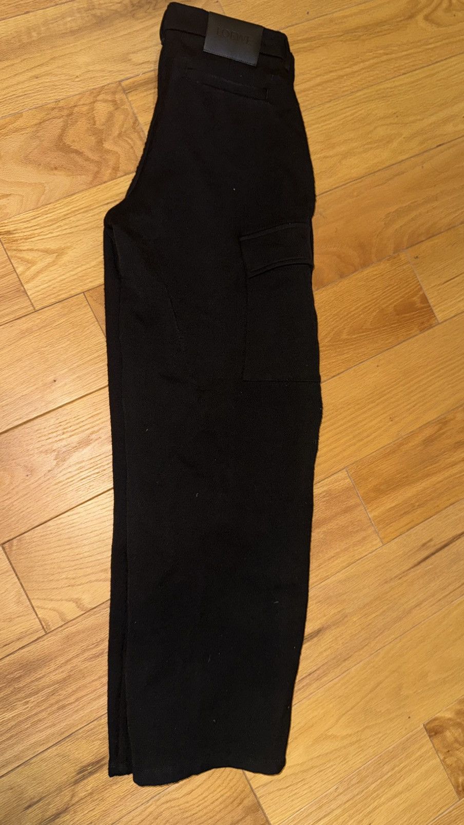 Loewe Loewe Wool Trousers with Leather Details Size US 39 - 7 Thumbnail
