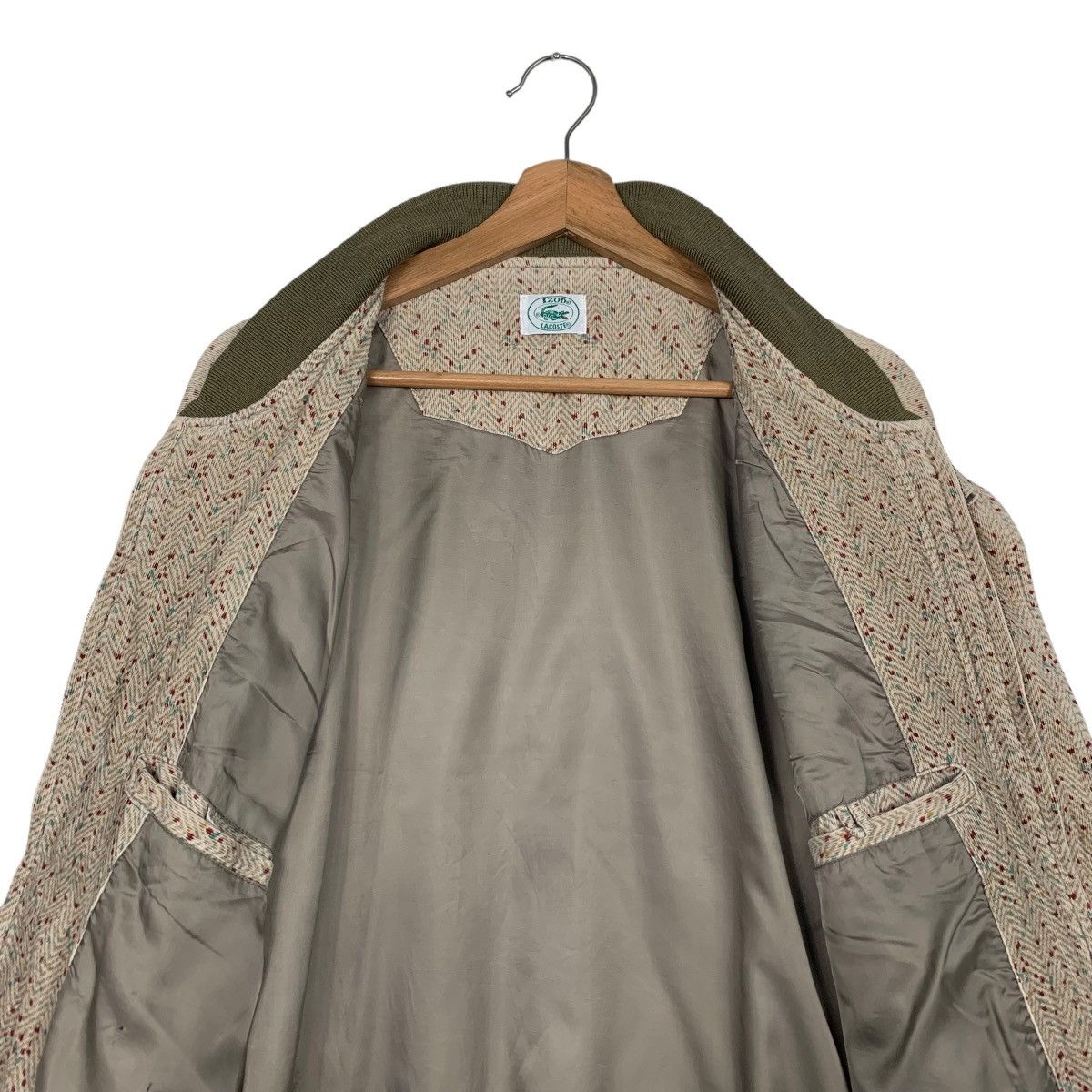 Lacoste 90’s IZOD LACOSTE Speckled Pattern Bomber Jacket #2827-C127 Size US XL / EU 56 / 4 - 14 Thumbnail