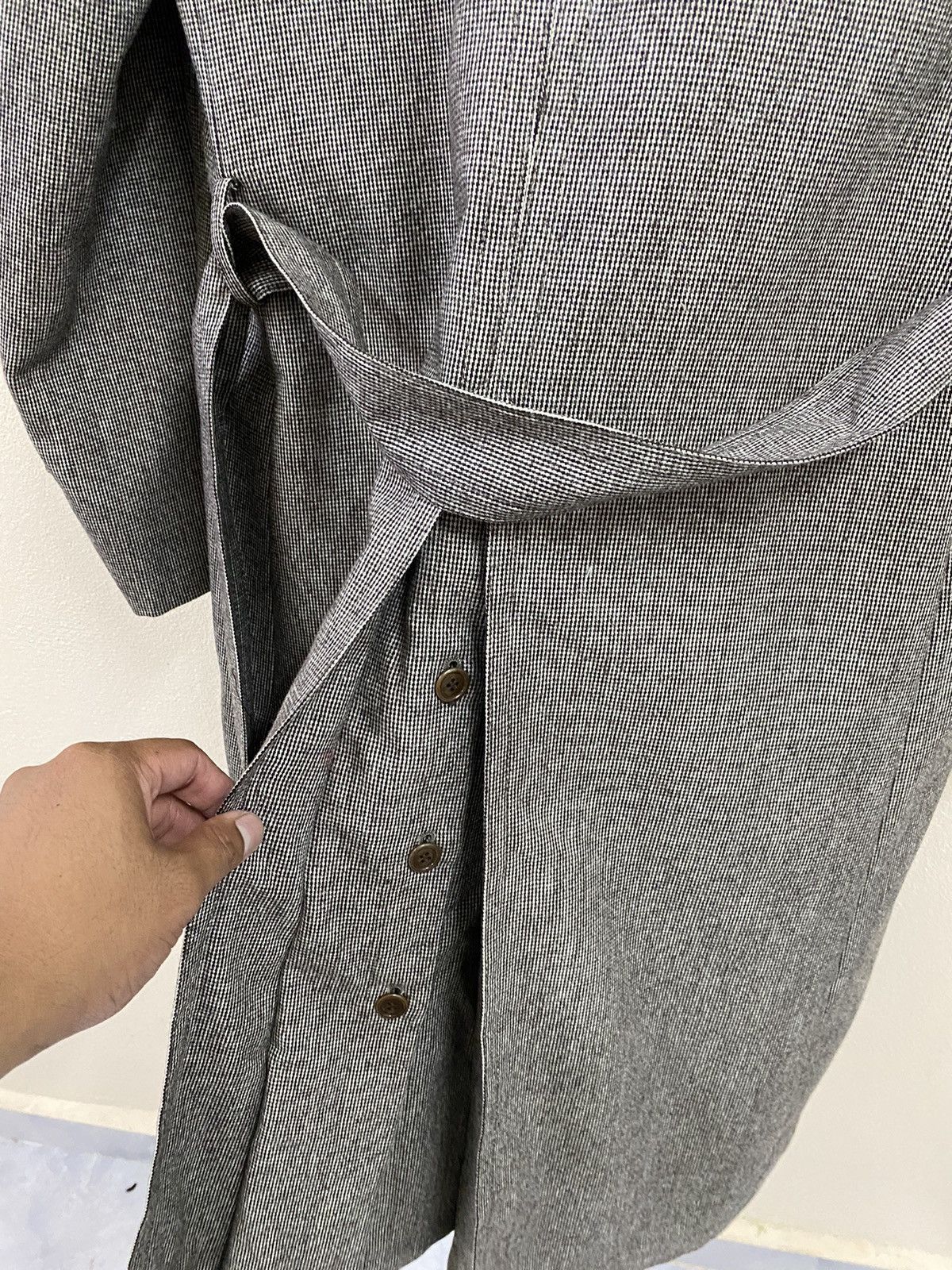 Japanese Brand Trojan Wool Coat Long Jacket Size US L / EU 52-54 / 3 - 8 Thumbnail